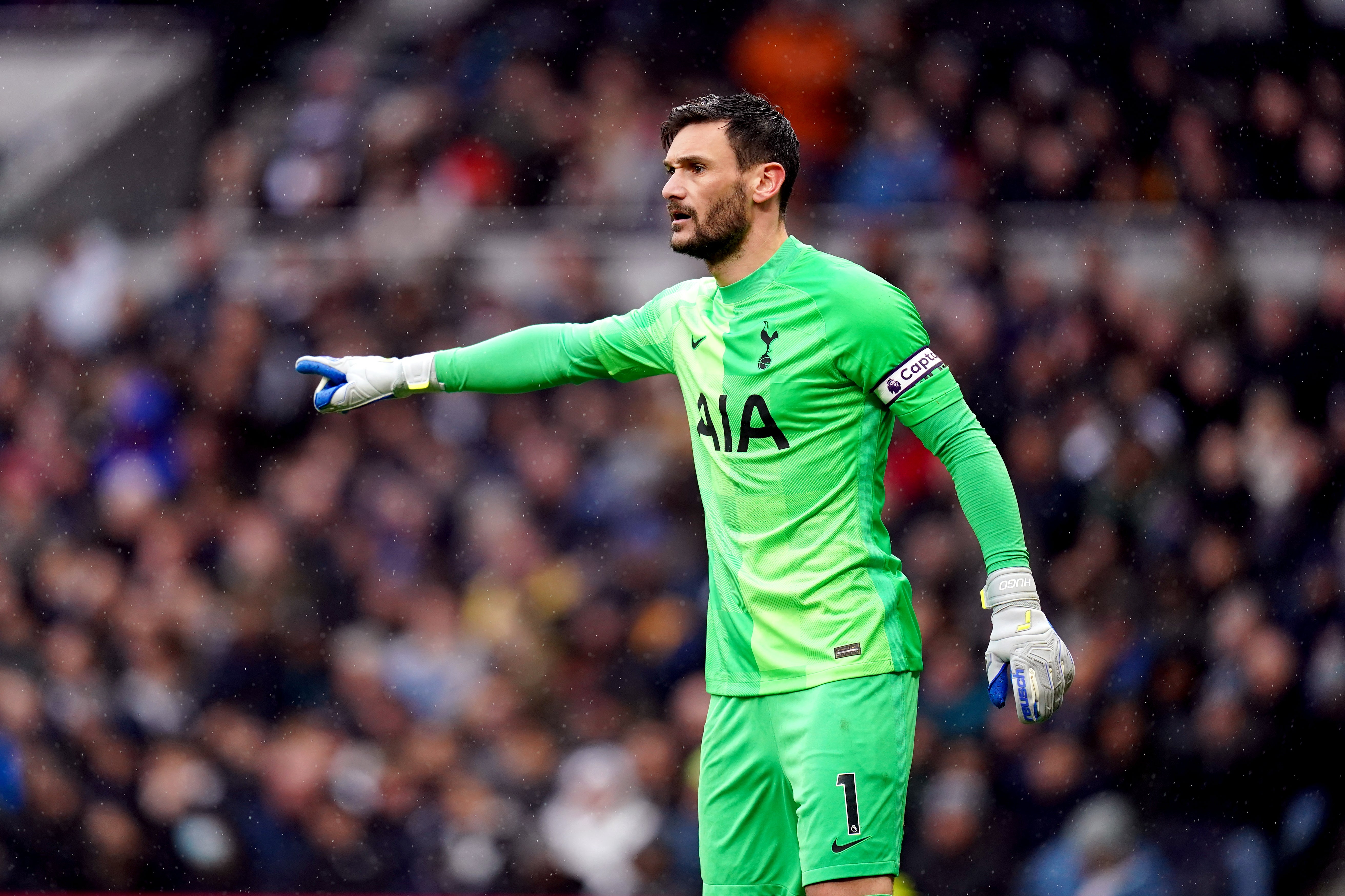 Hugo Lloris has urged Tottenham not to throw away the chance of reaching the Champions League (John Walton/PA)