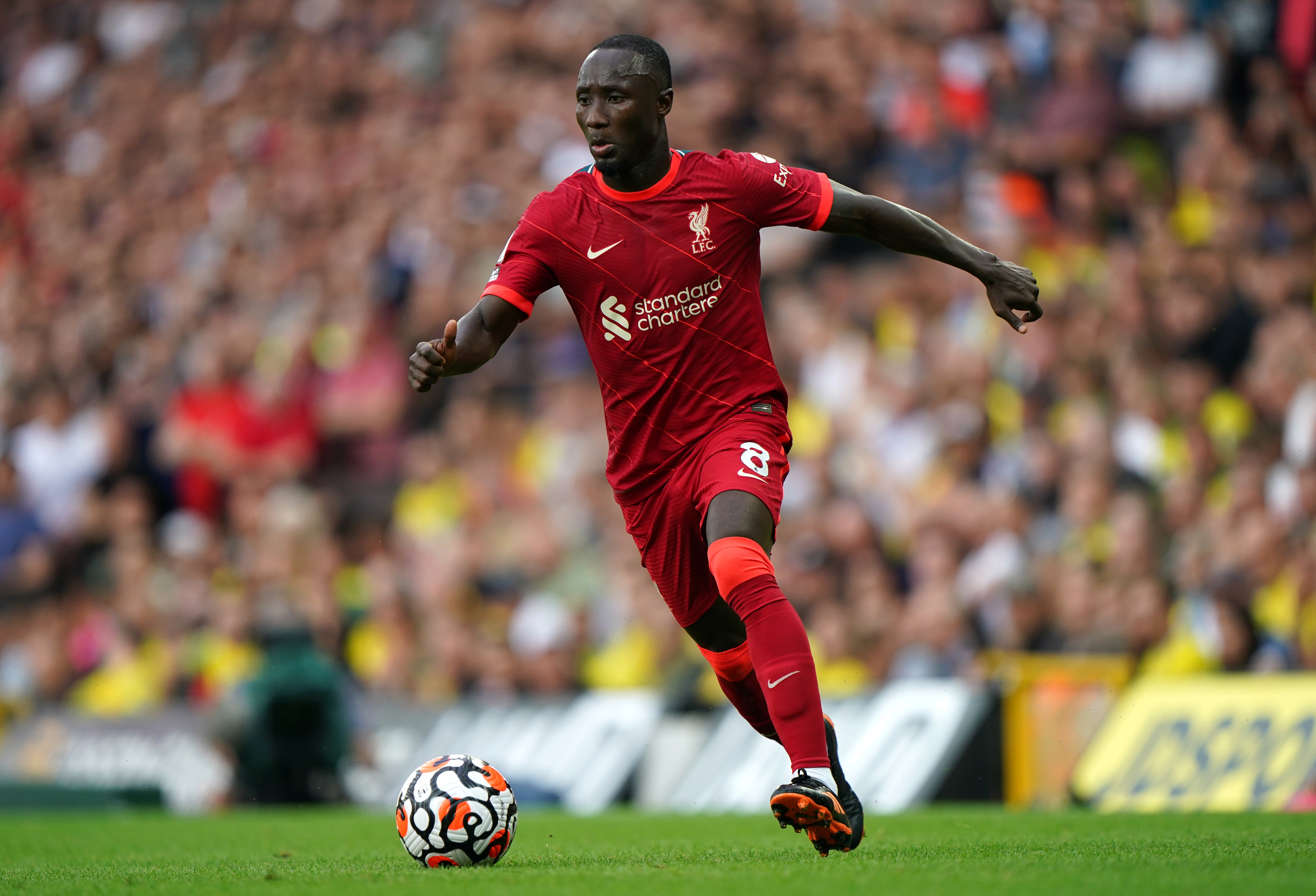 Liverpool’s Naby Keita has credited Ralf Rangnick with having a big influence on his career (Joe Giddens/PA)