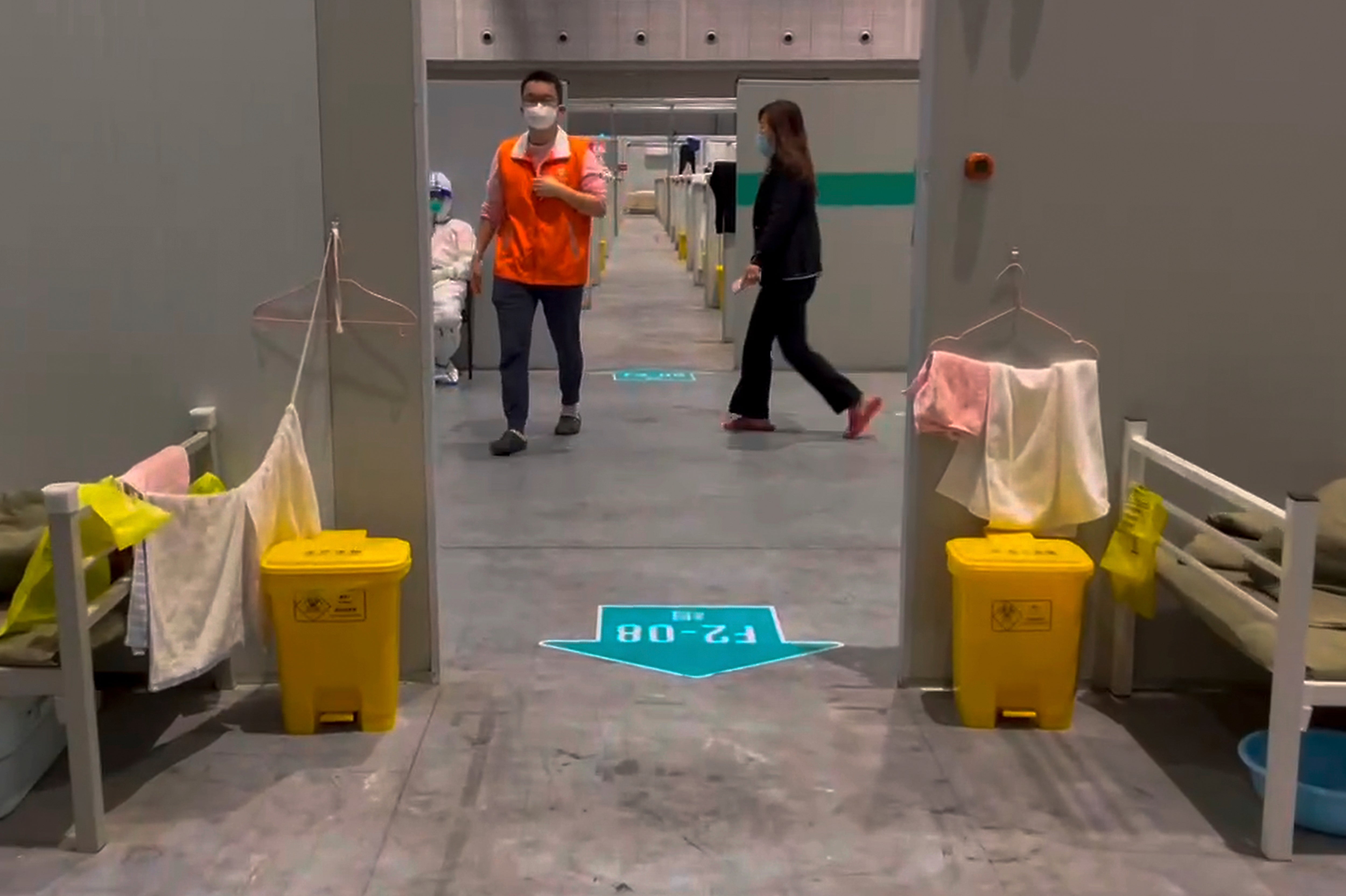 Virus Outbreak China Quarantine Center