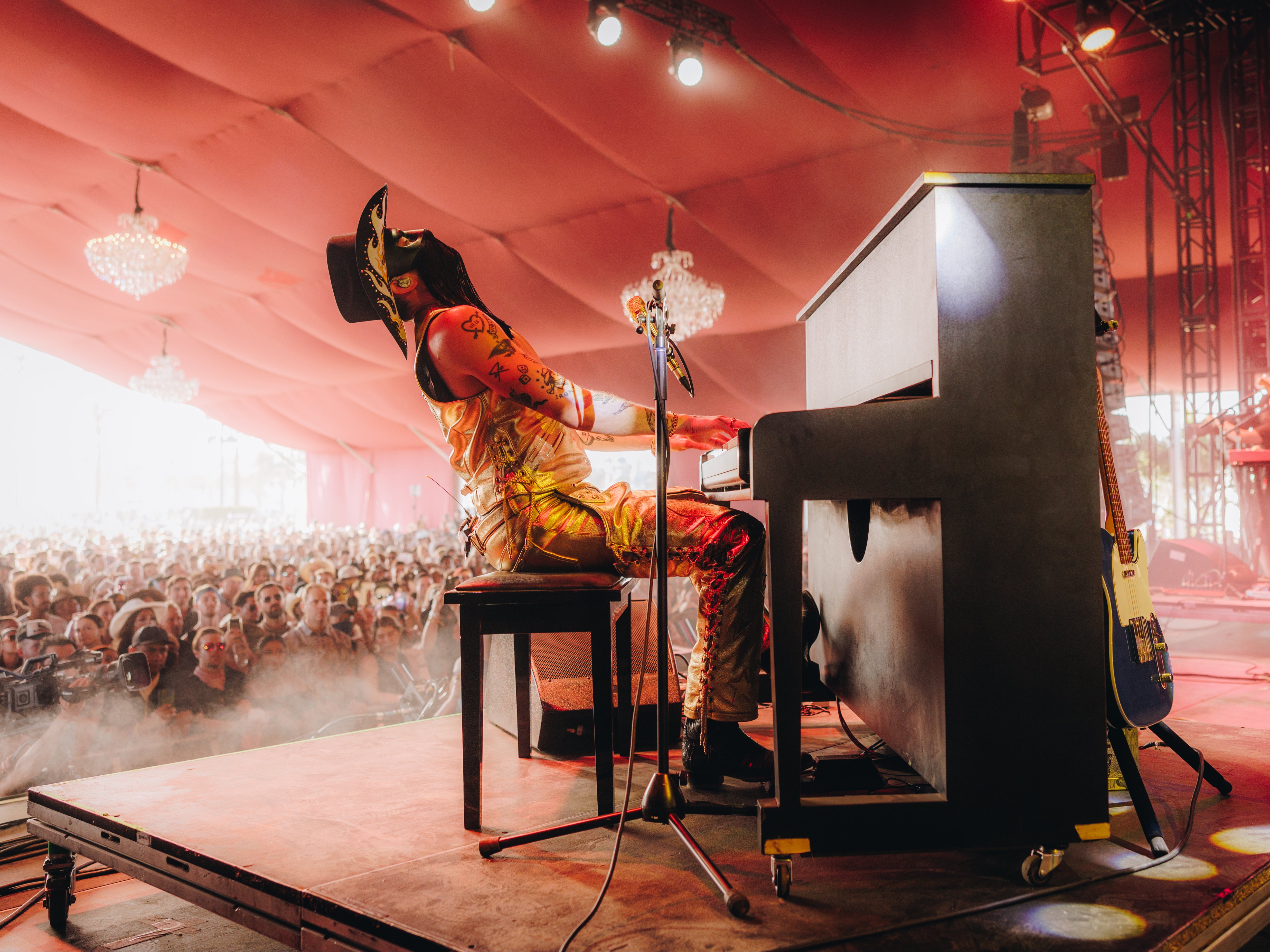 Orville Peck performing at Coachella 2022