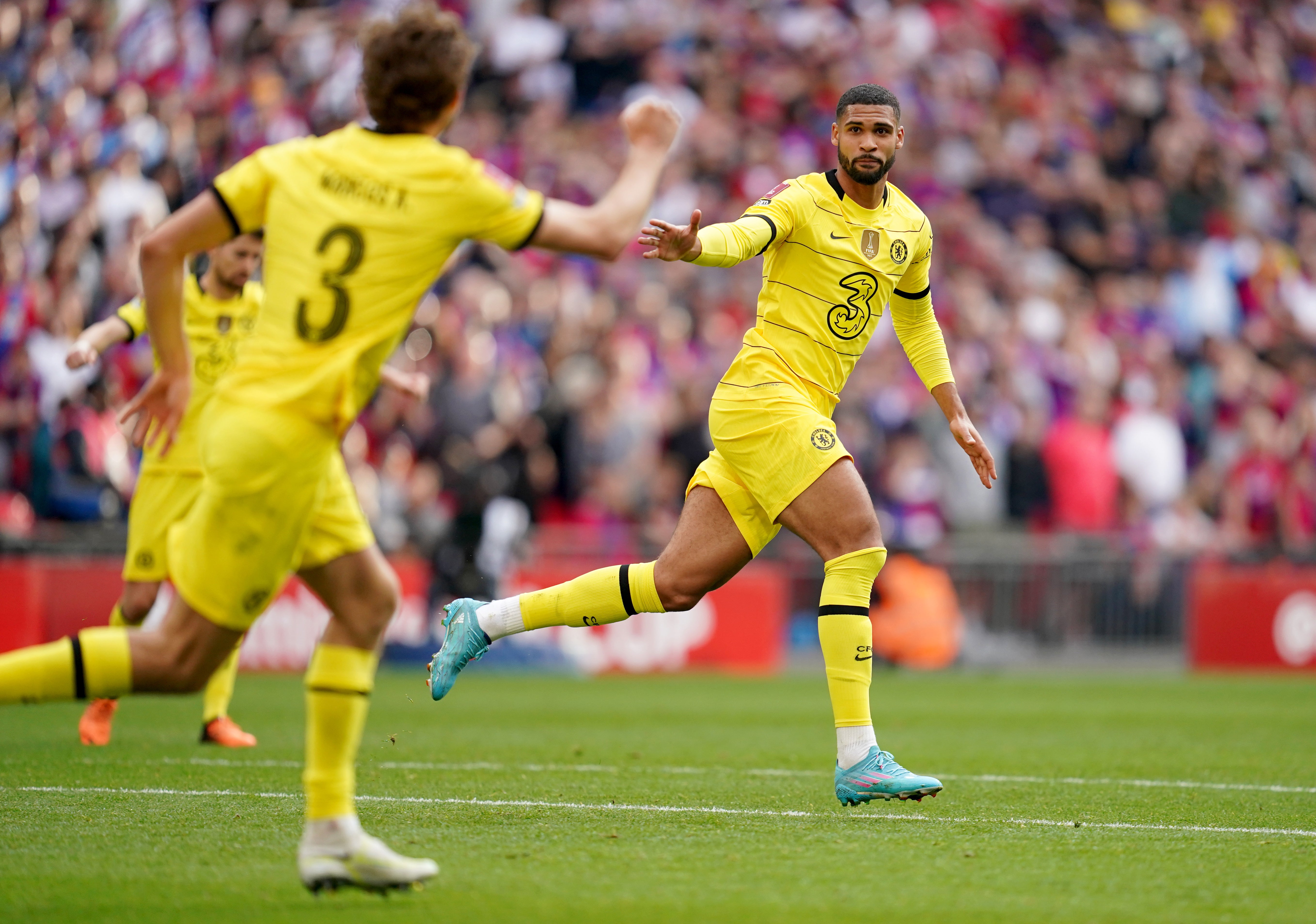 Ruben Loftus-Cheek celebrates his goal in Chelsea’s win over Crystal Palace