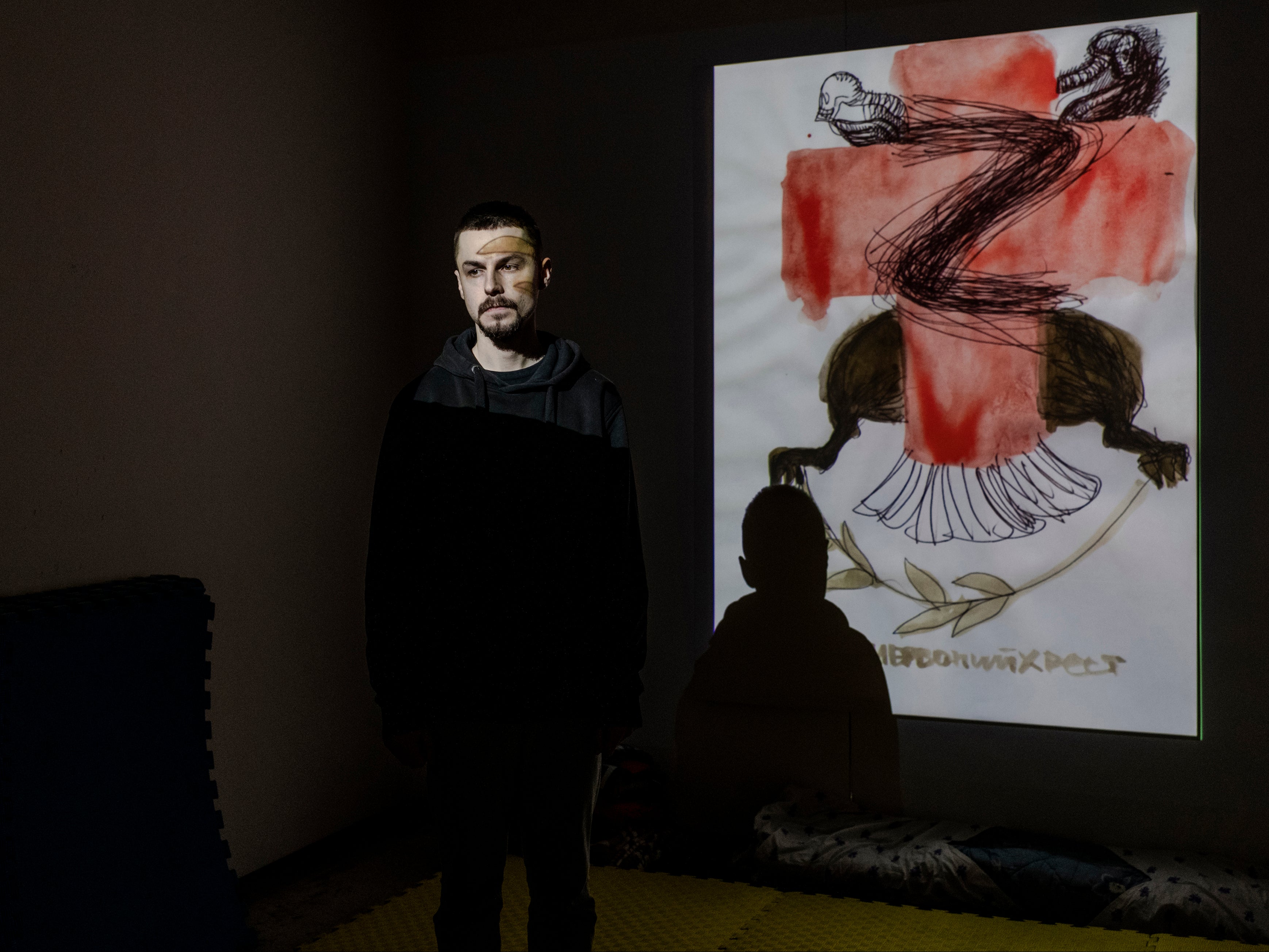 Stepan Burban, a 27-year-old rapper insisted on using one of the art works done recently by Kyiv artist Vlada Ralko as his new album cover