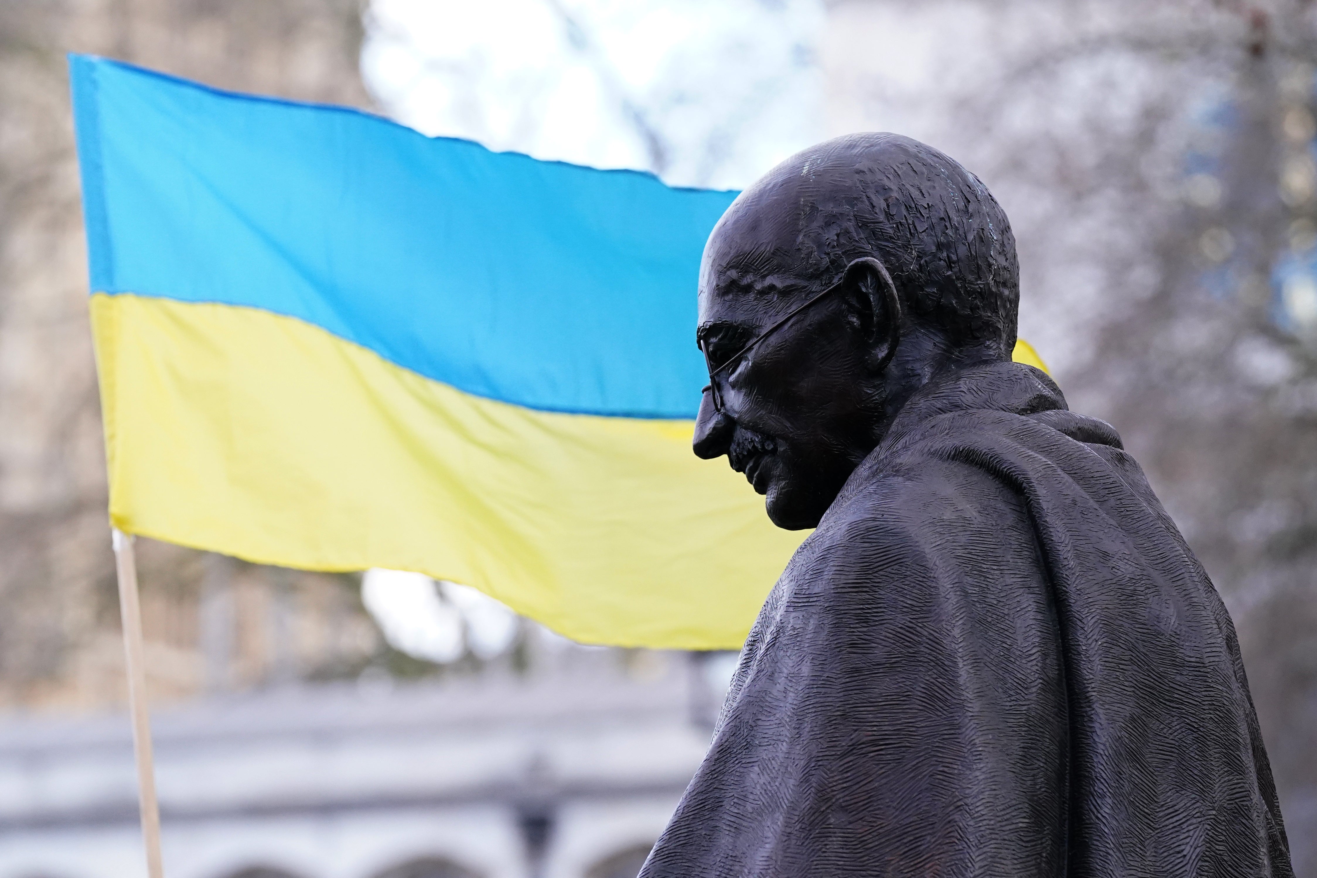 Footage showed Shaun Pinner saying he was captured while fighting with the Ukrainian marines (Ian West/PA)