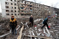 Ukraine news - live: Putin orders troops not to storm remaining Mariupol stronghold