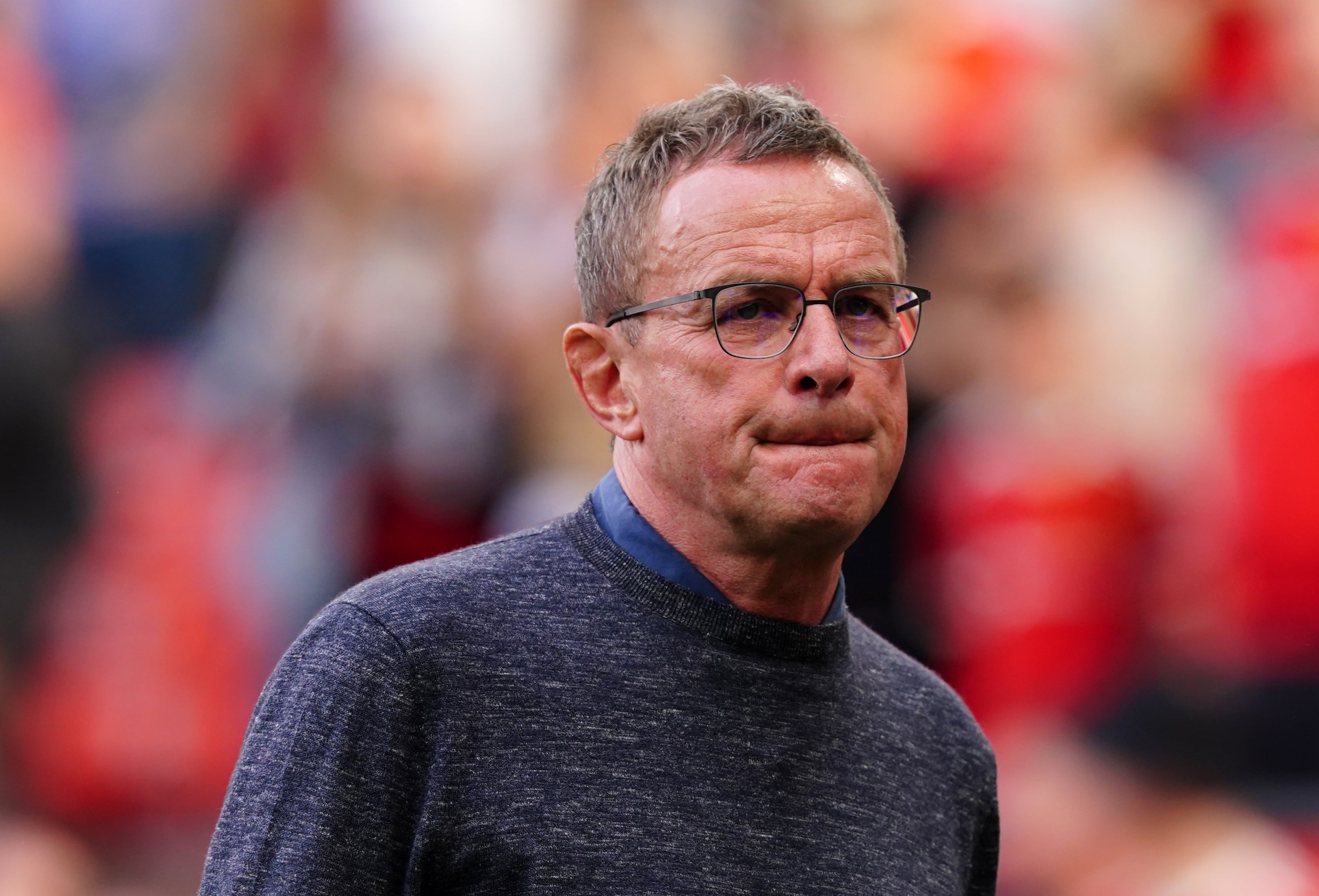 Manchester United manager Ralf Rangnick (Martin Rickett/PA)