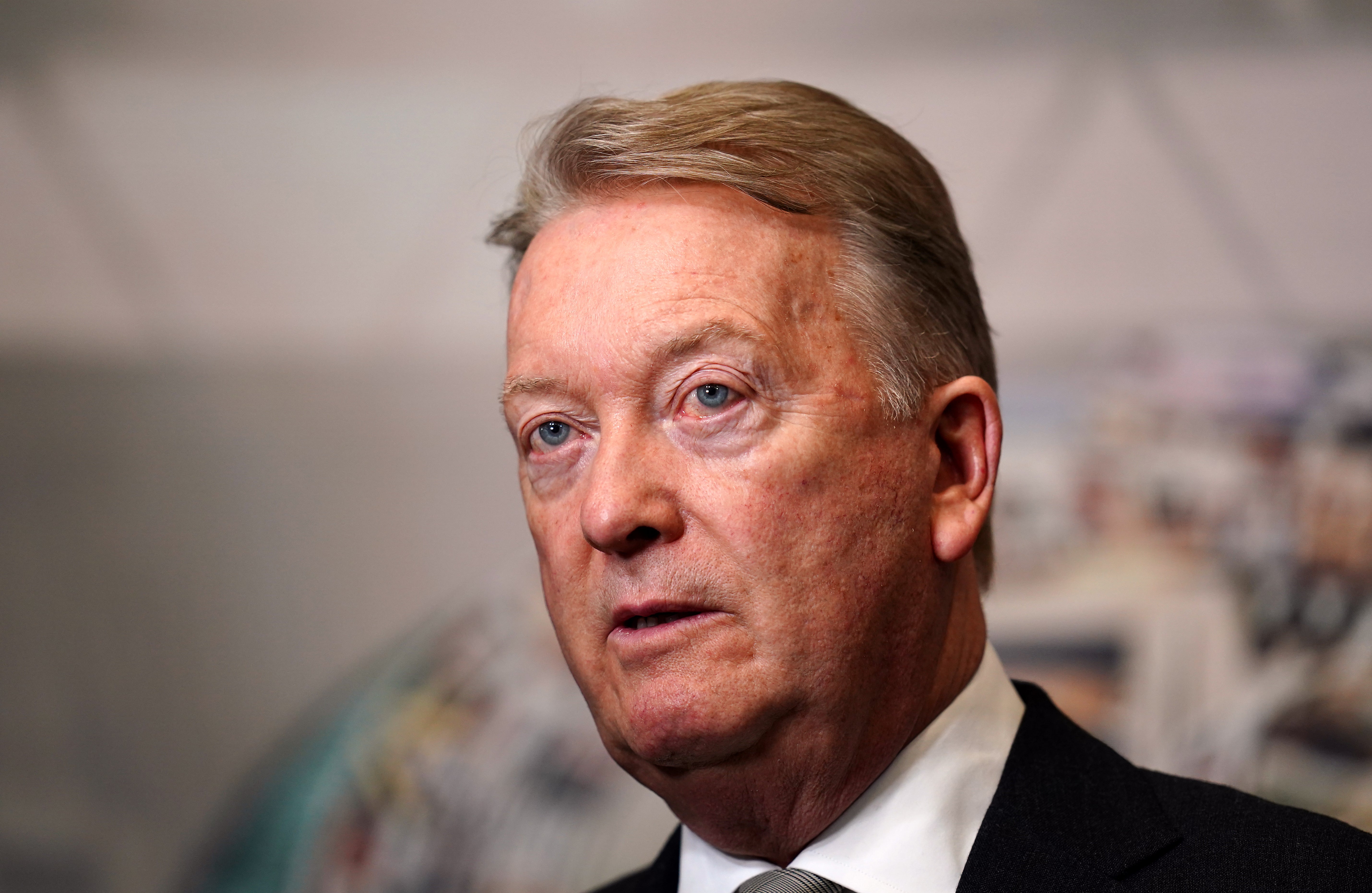 Promoter Frank Warren, pictured, says Daniel Kinahan has had no involvement in Saturday’s world heavyweight title fight between Tyson Fury and Dillian Whyte (John Walton/PA)