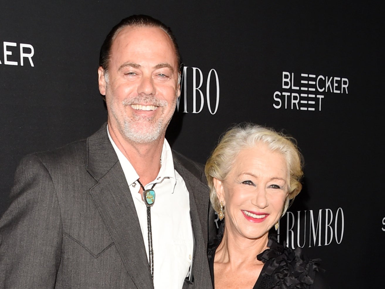 Rio Hackford with stepmother Helen Mirren in 2015