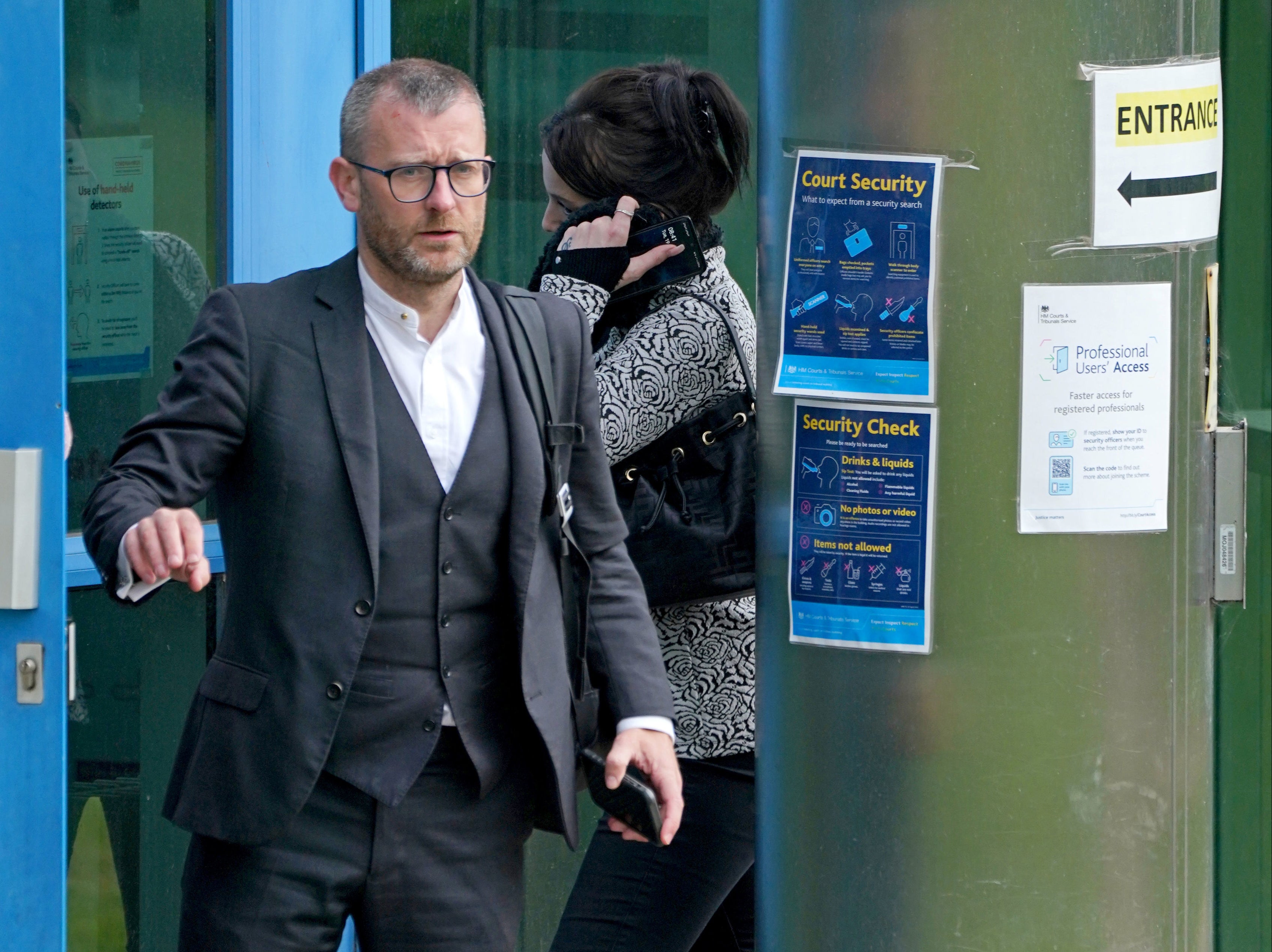 Jarvis arrives at Basildon Combined Court where she denies racially aggravated harassment, common assault and two counts of assault by beating