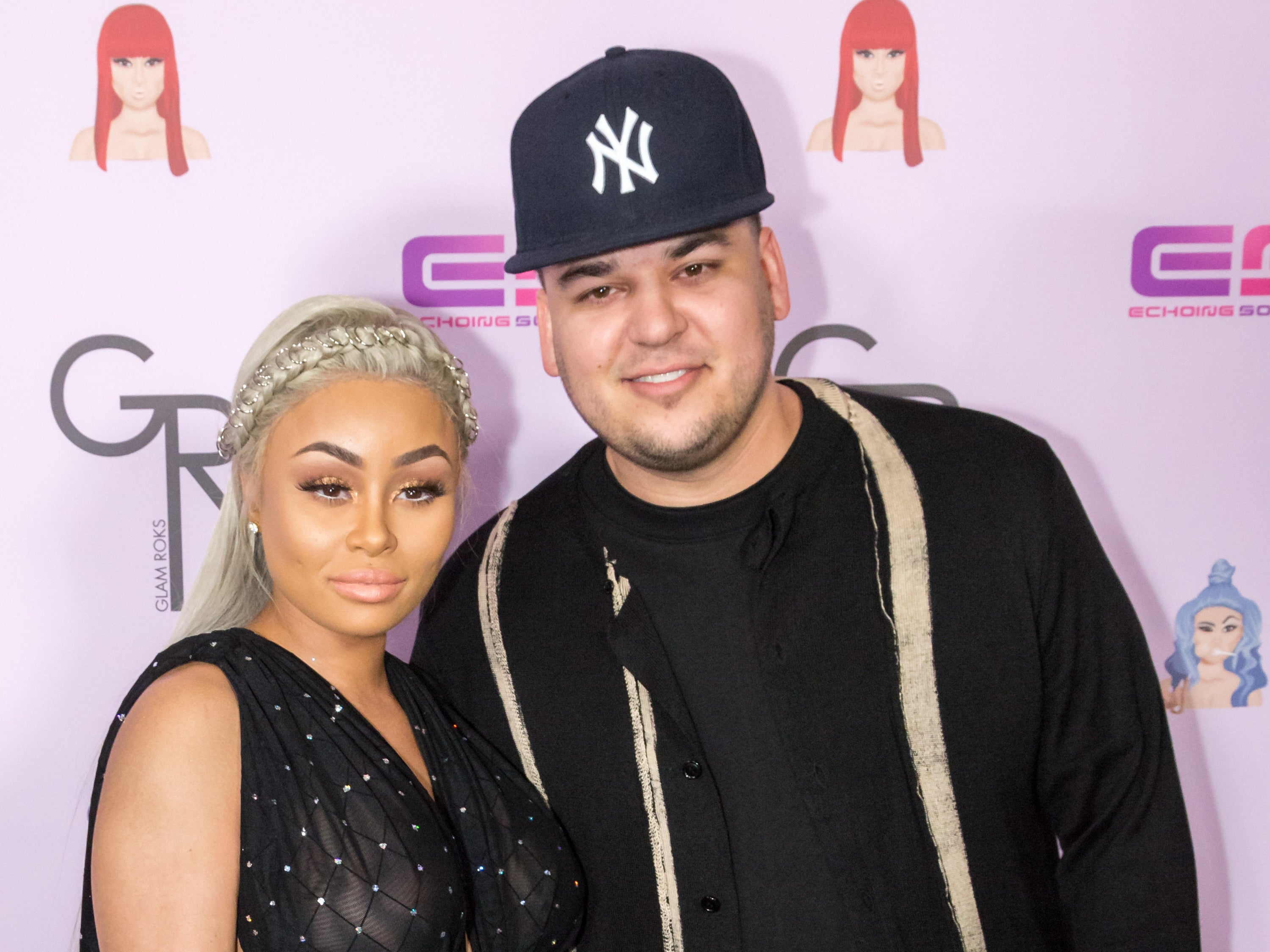 File photo: Blac Chyna and Rob Kardashian