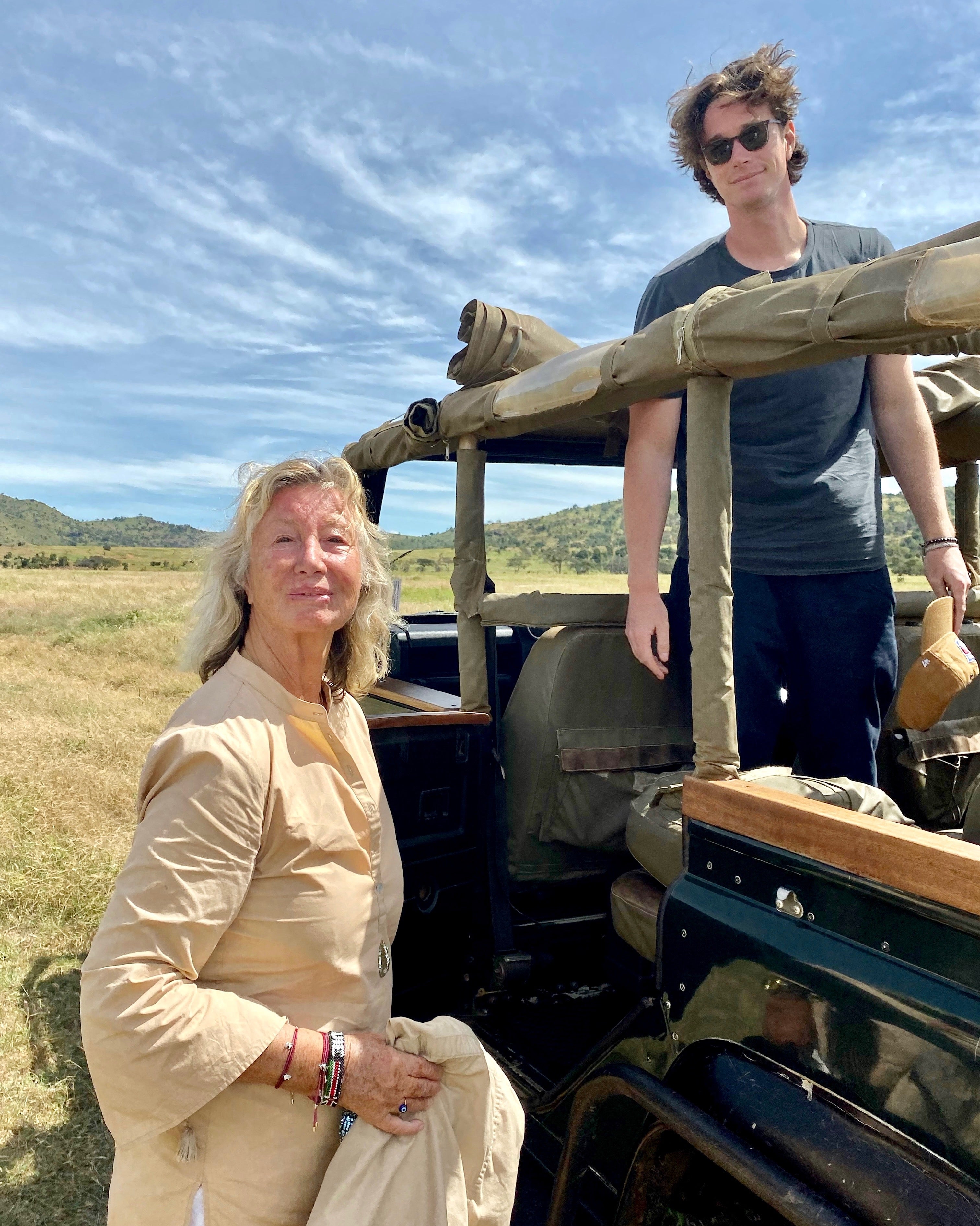 Philippe and his mother Sylvie Chantecaille [Laikipia Plateau, Northern Kenya]