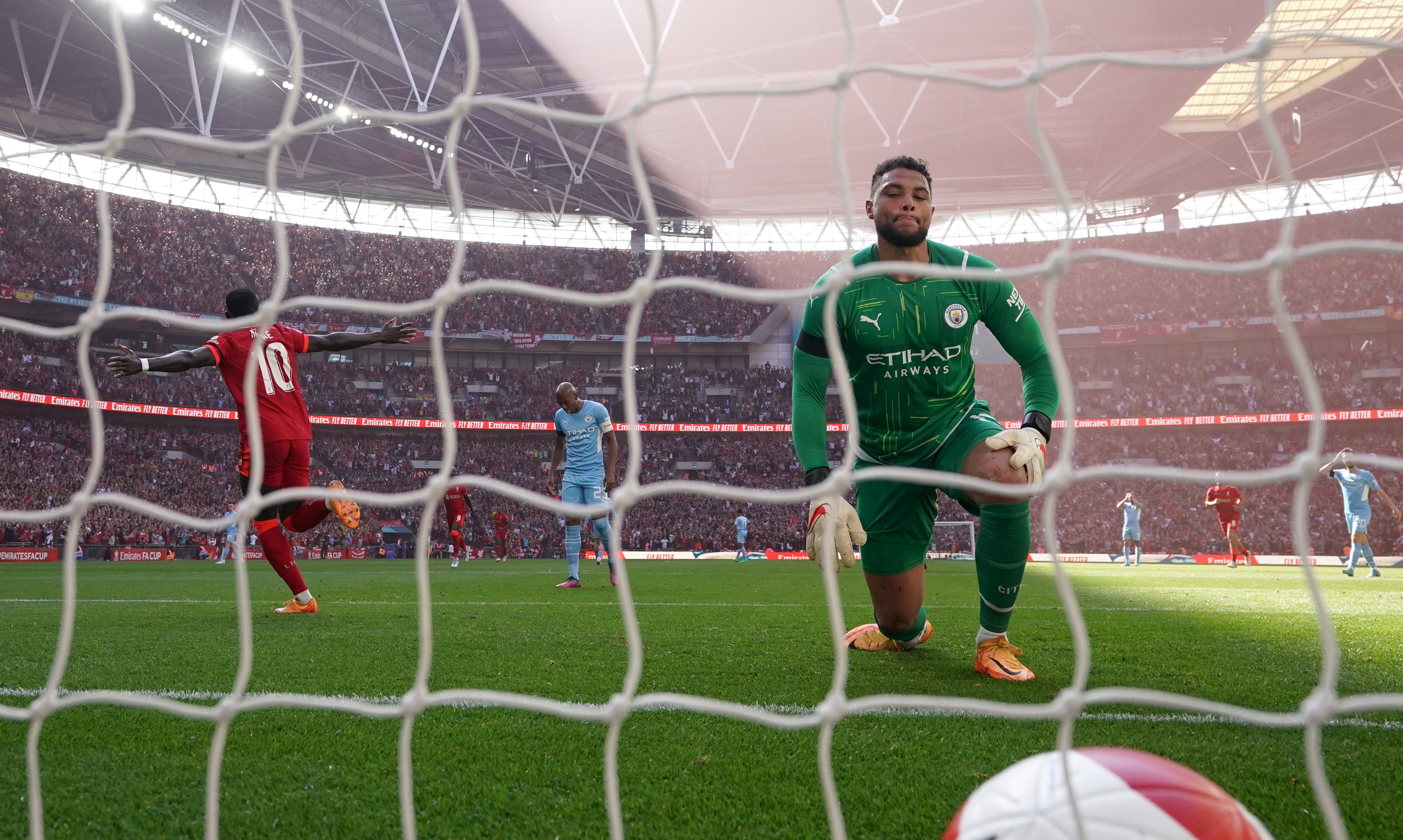 Goalkeeper Zack Steffen made a costly blunder against Liverpool (Nick Potts/PA)