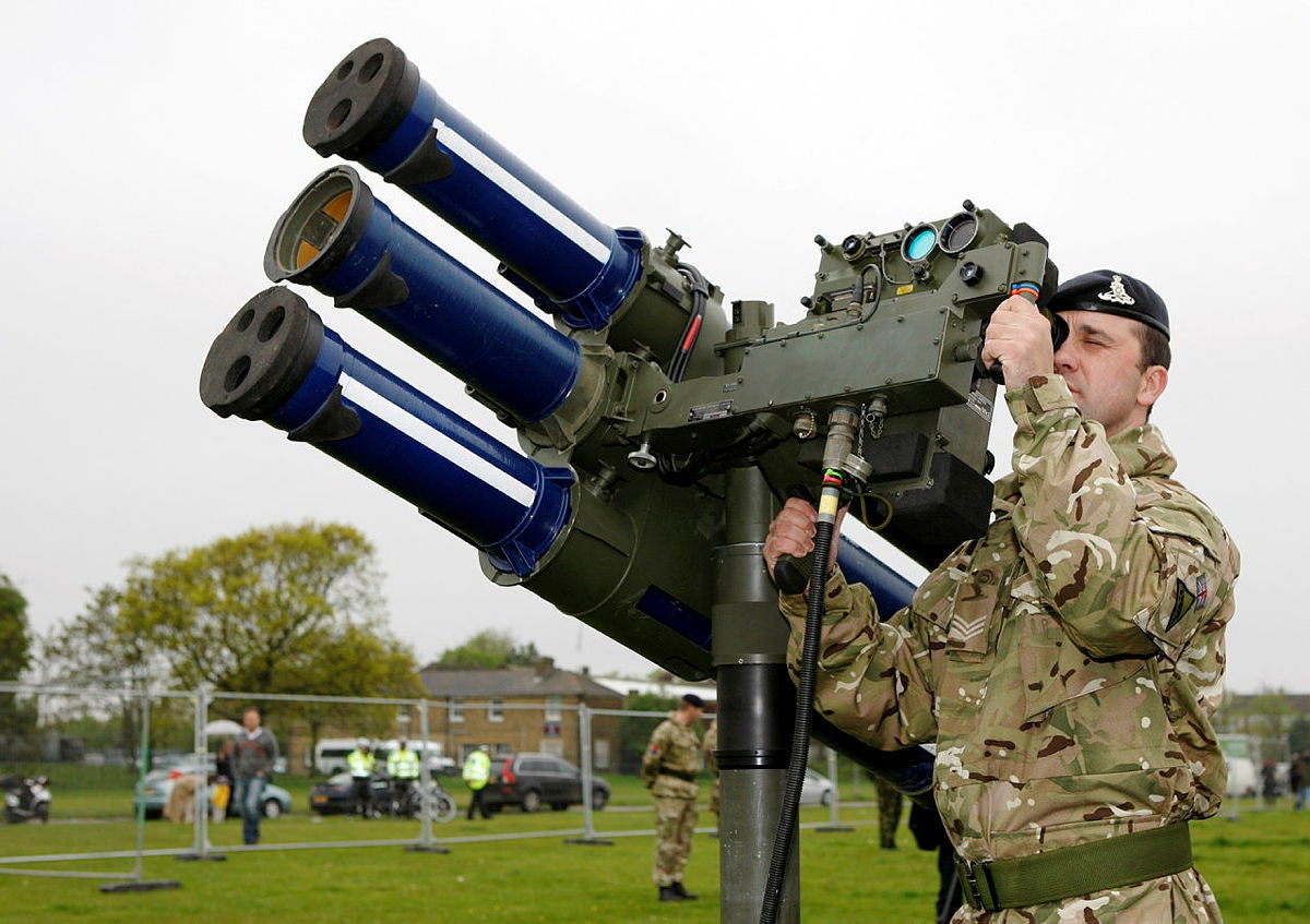 UK has sent Starstreak anti-air missile systems, among other weapons to Ukraine