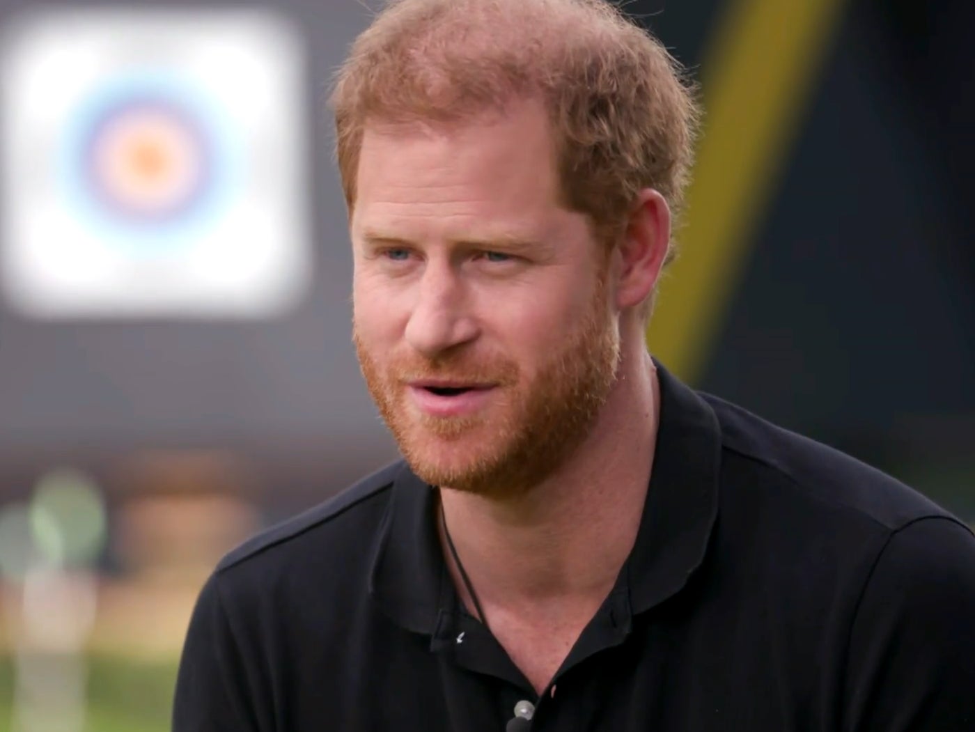 Prince Harry during his interview with Hoda Kotb