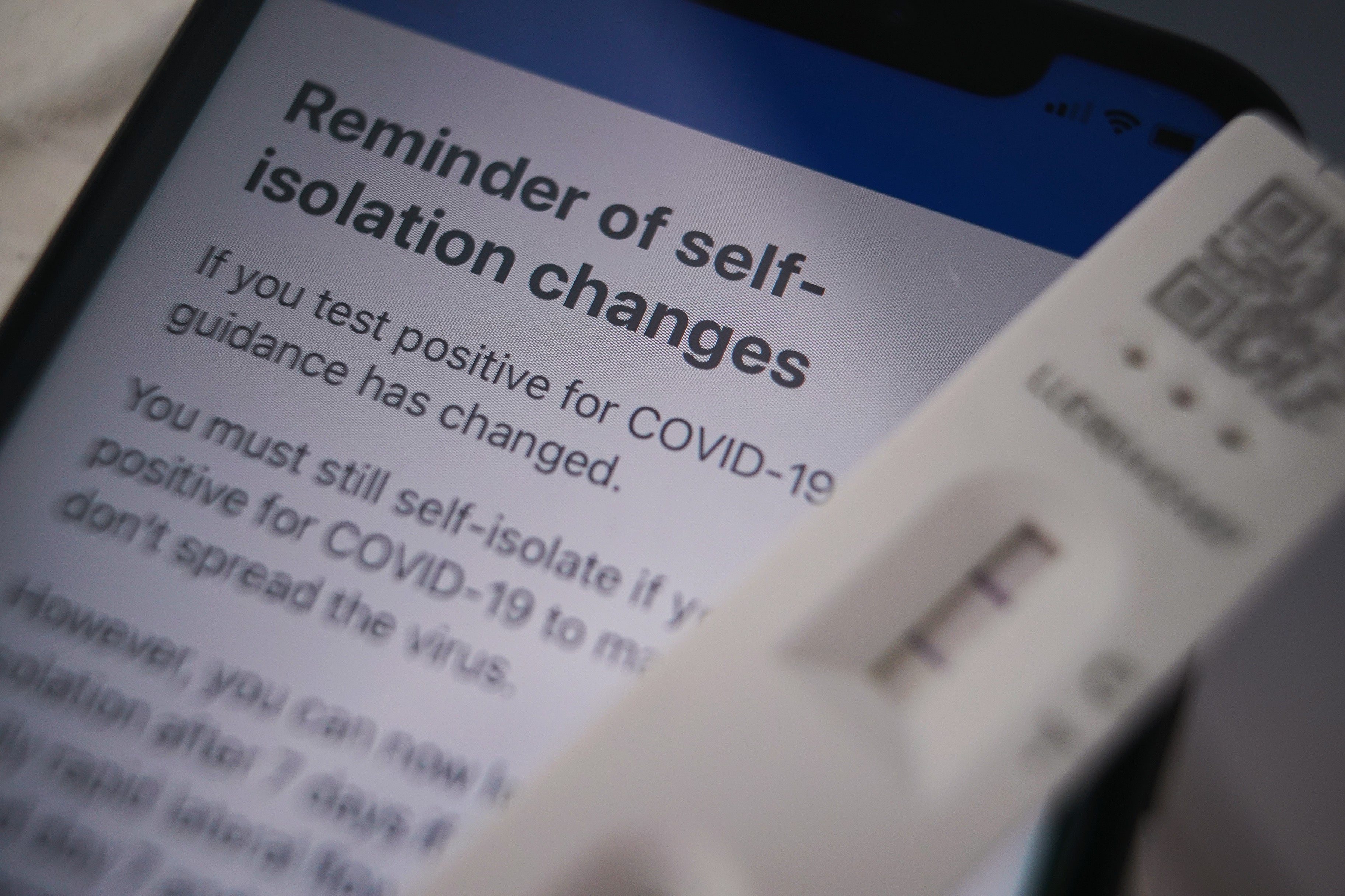 The proportion of people who fully self-isolate after testing positive for Covid-19 has fallen sharply since the rules were scrapped in England at the end of February