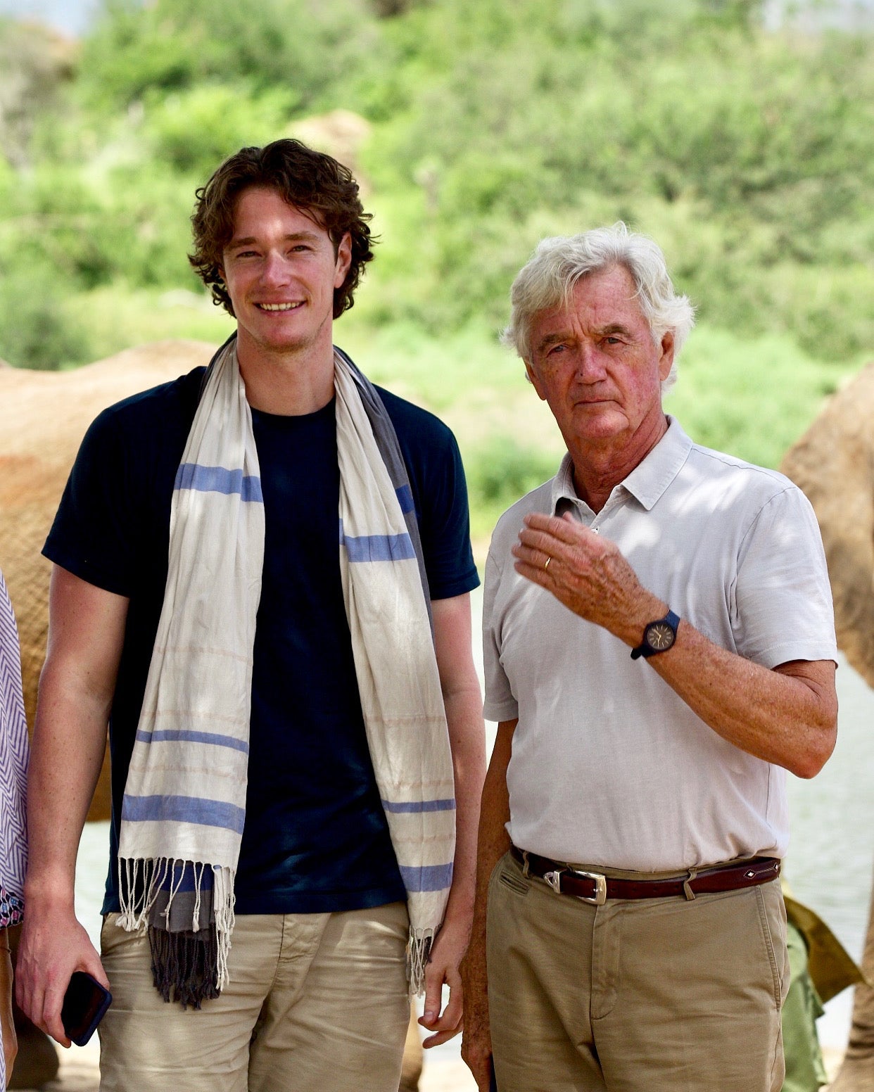 Philippe and his father Olivier Chantecaille both share a passion for photography [Tsavo East National Park, Kenya]