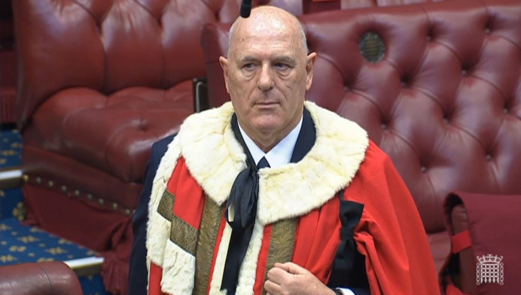 Conservative Party donor Peter Cruddas was sworn in to the House of Lords in February 2021 following a row over his appointment (House of Lords/PA)