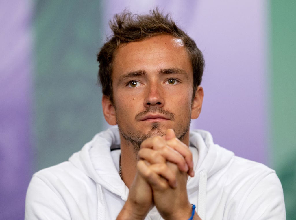 Daniil Medvedev, the men’s No. 2, has been banned from entering Wimbledon