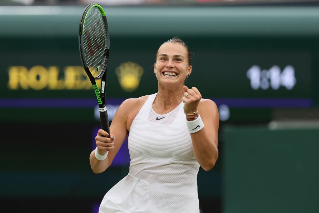 Aryna Sabalenka, the leading Belarusian player, reached the Wimbledon semi-finals last year