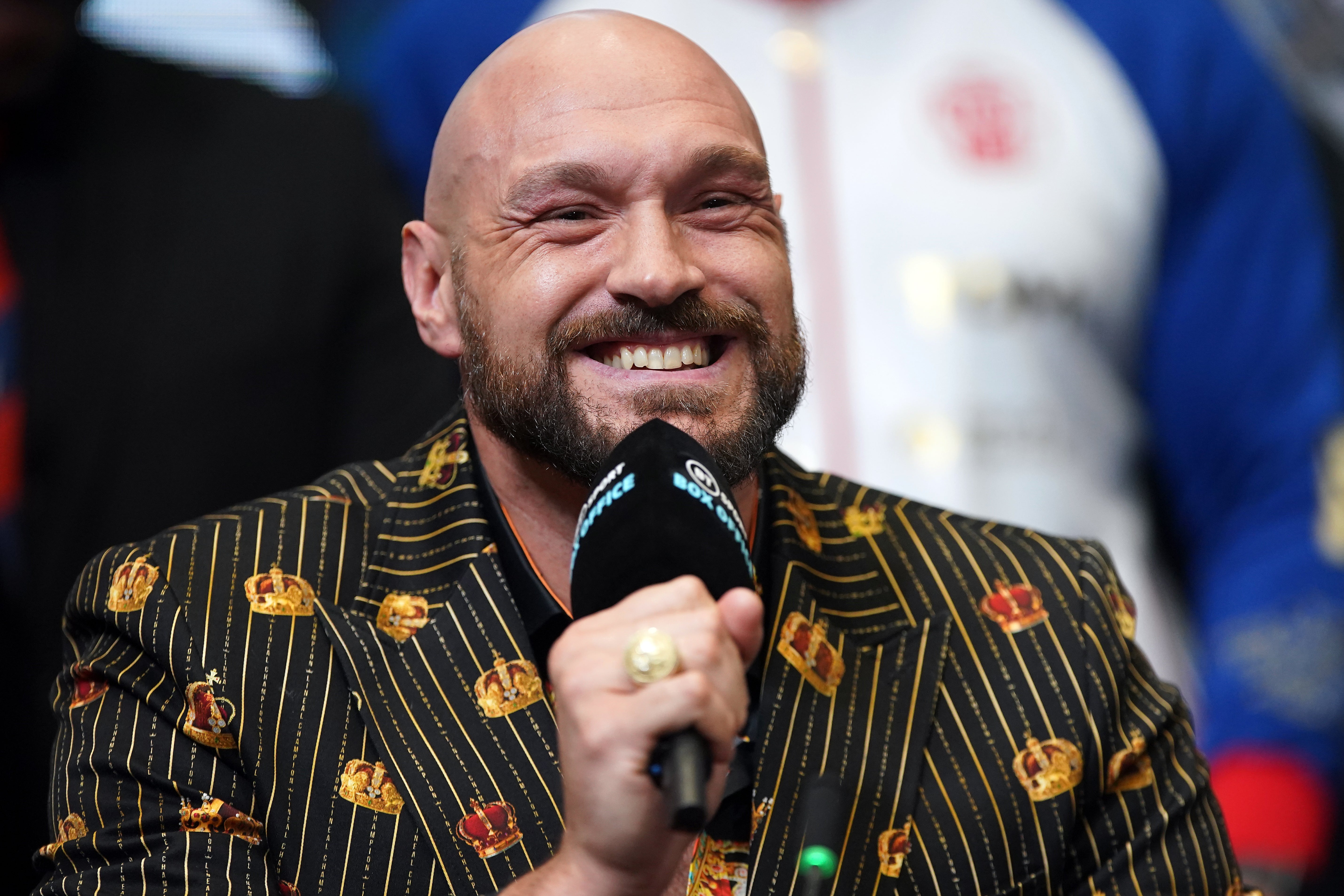 Tyson Fury made it clear how highly he rates Dillian Whyte as an opponent (Nick Potts/PA)