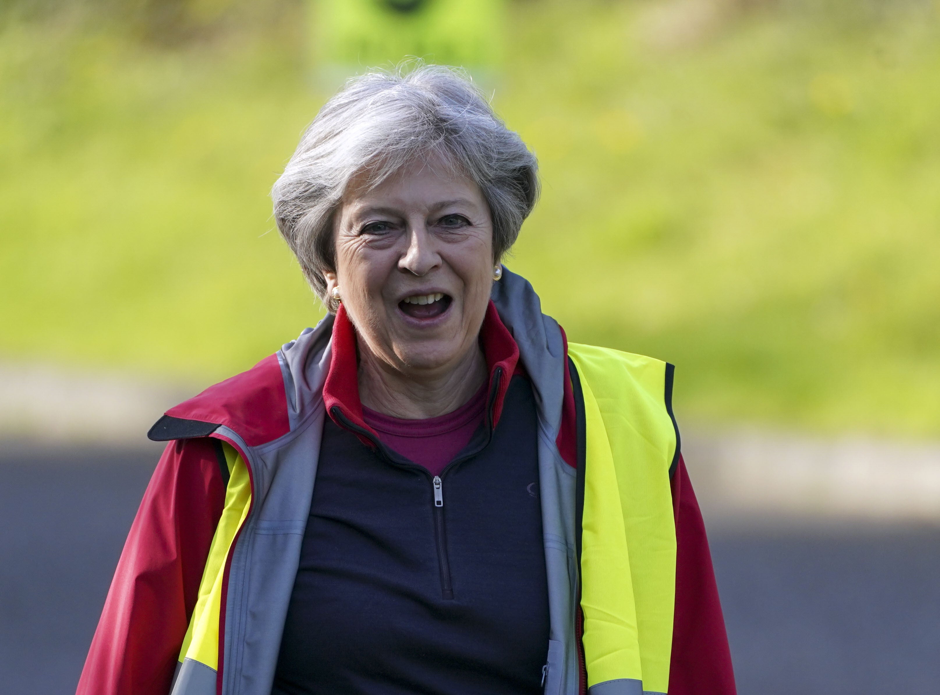 Former prime minister Theresa May (Steve Parsons/PA)