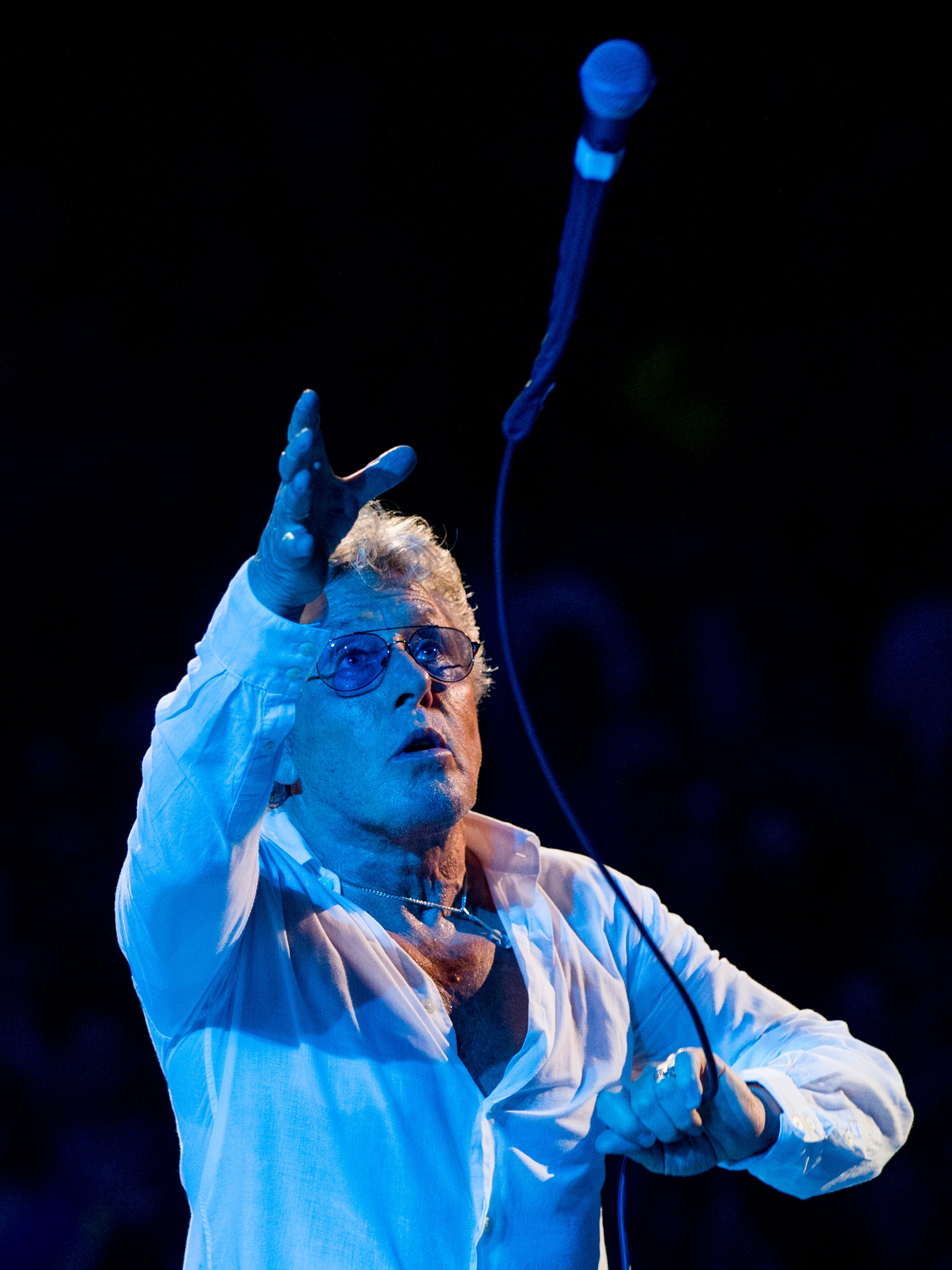 Still got it: Daltrey during a live show