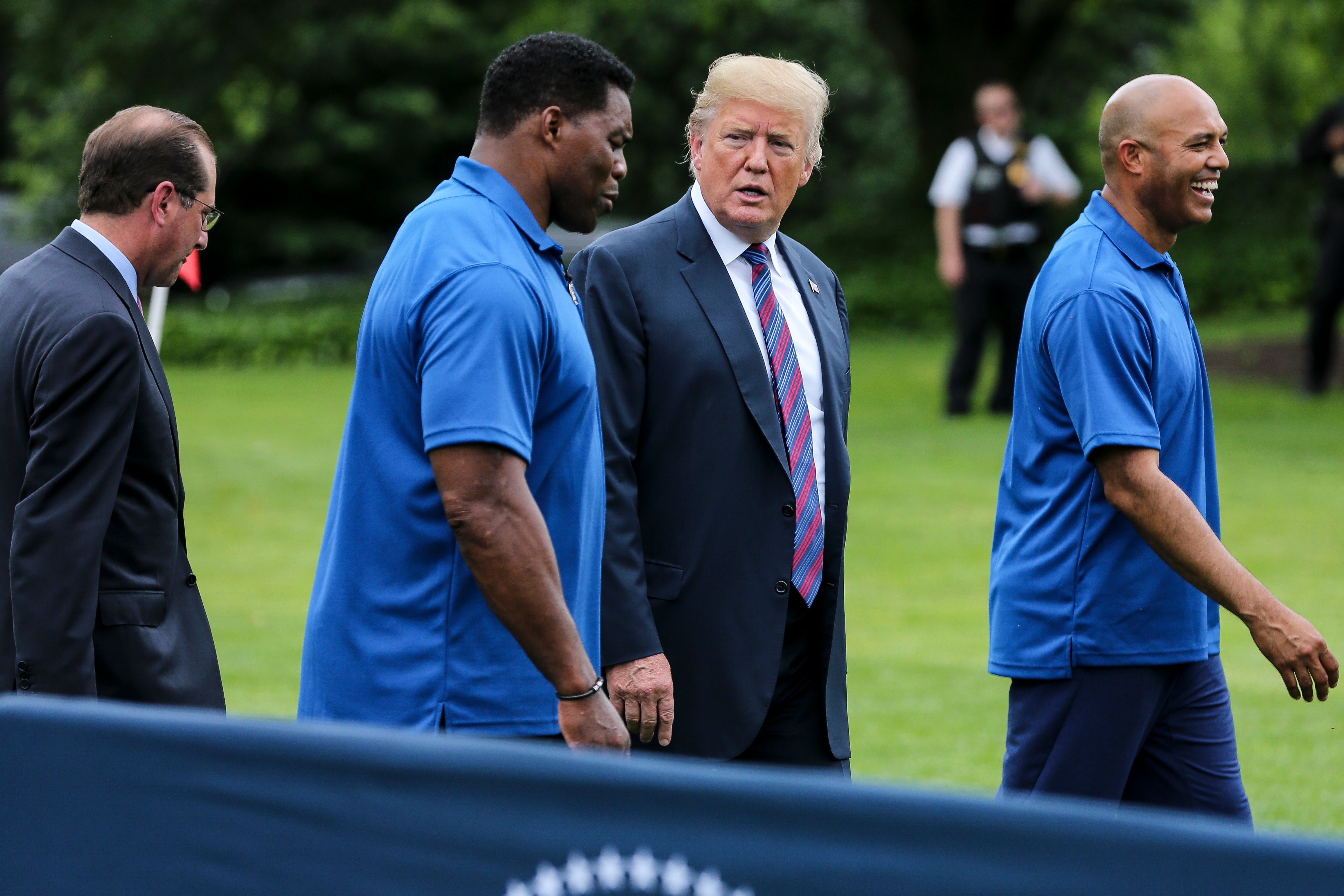 Trump with Herschel Walker