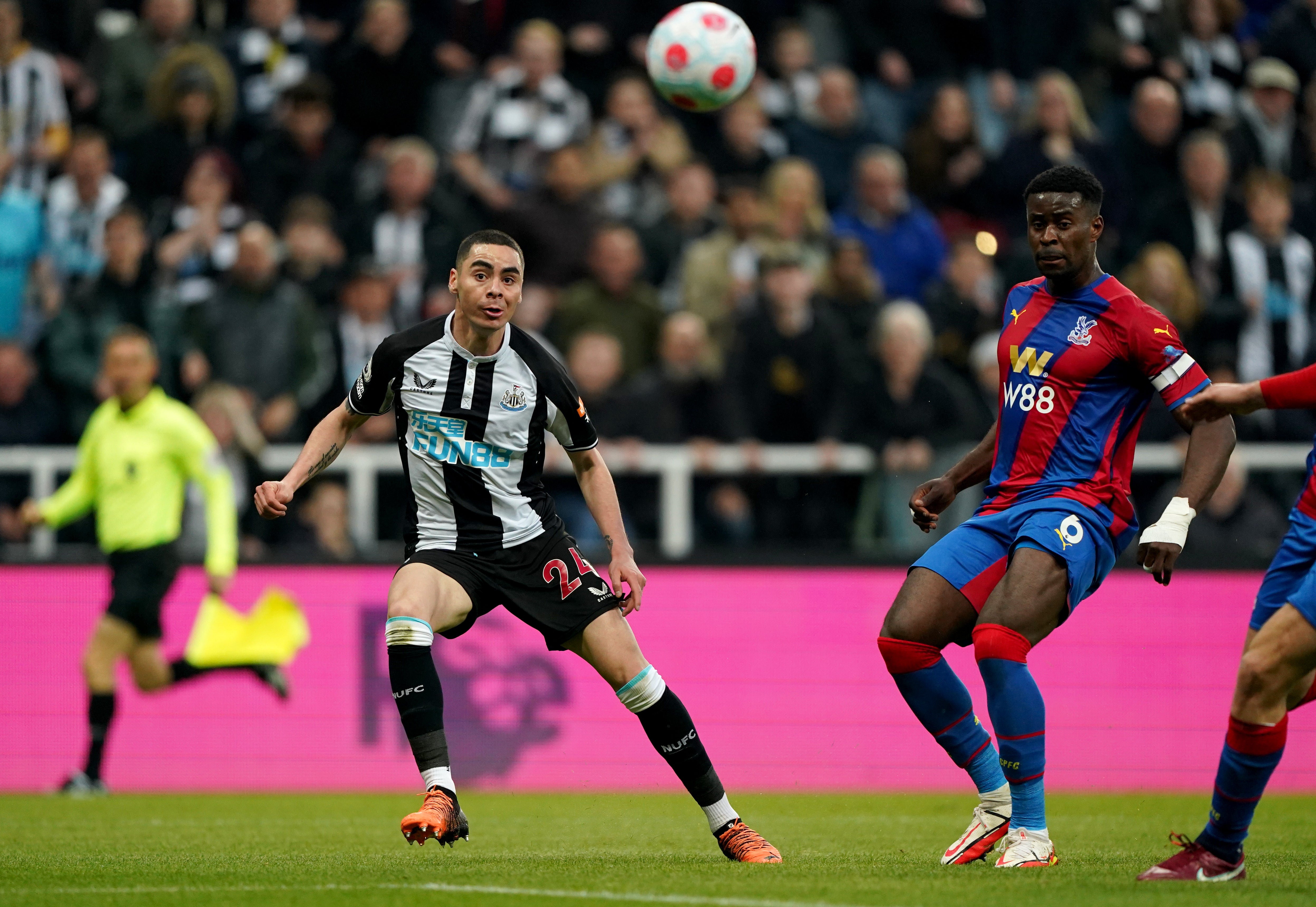 Miguel Almiron scored the only goal (Owen Humphreys/PA)