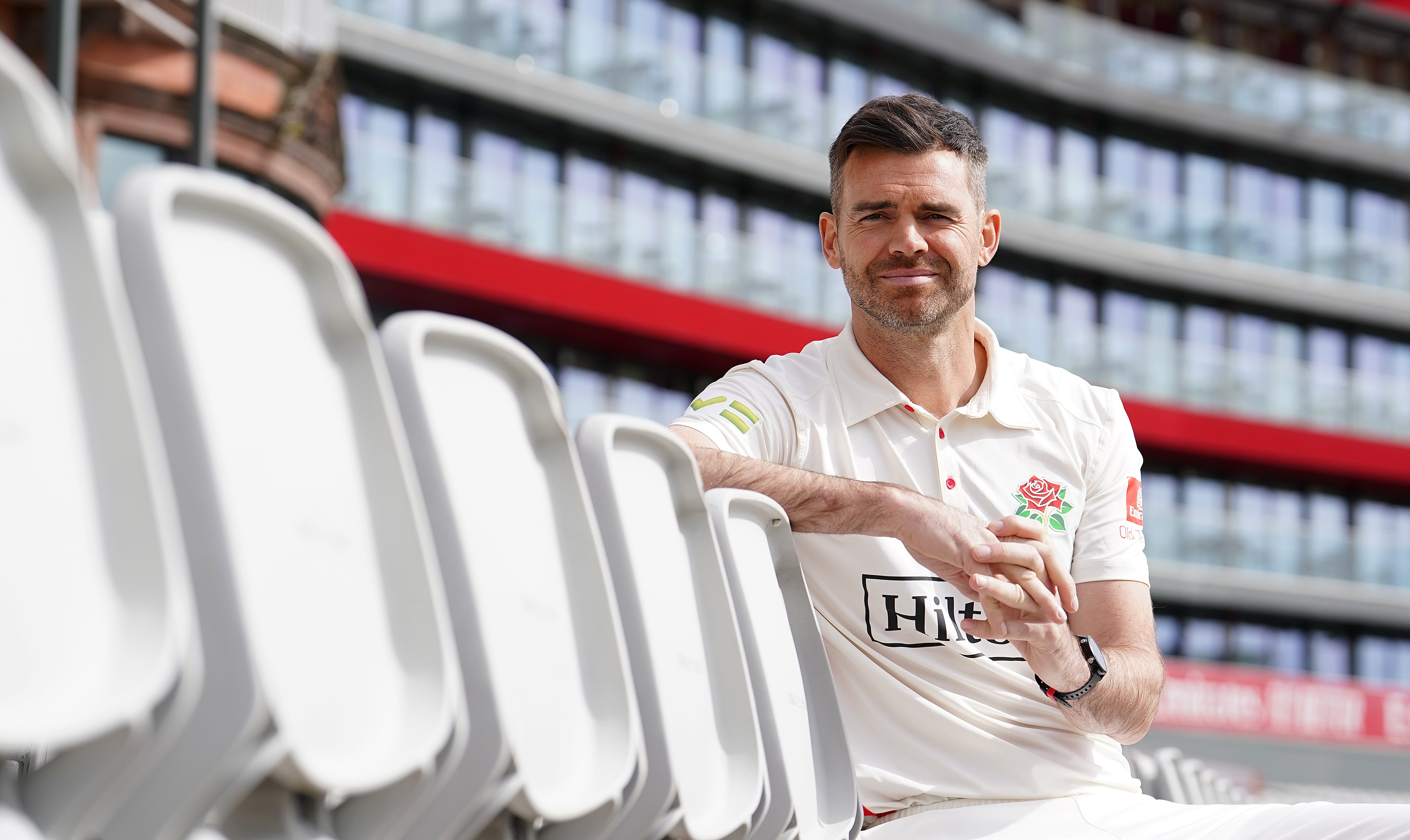 James Anderrson was back in action for Lancashire on Thursday (Martin Rickett/PA)