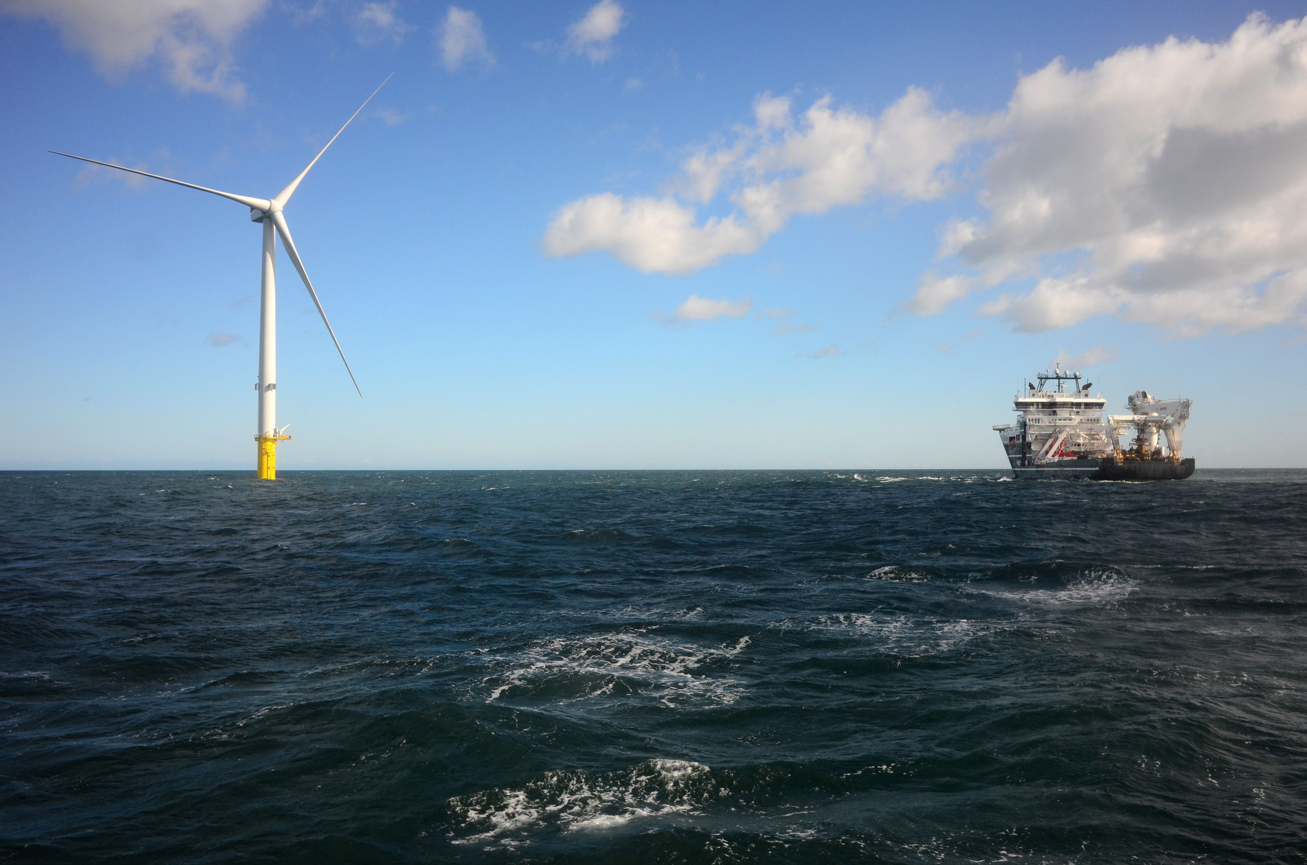 Doggerland with its raised banks are prime locations for offshore wind farms