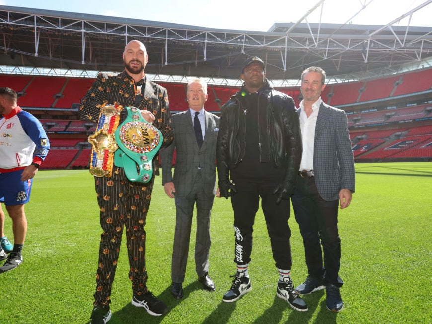 Fury and Whyte will clash in front of 94,000 people on Saturday night