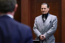 Amber Heard's lawyers interrogate Johnny Depp at libel trial