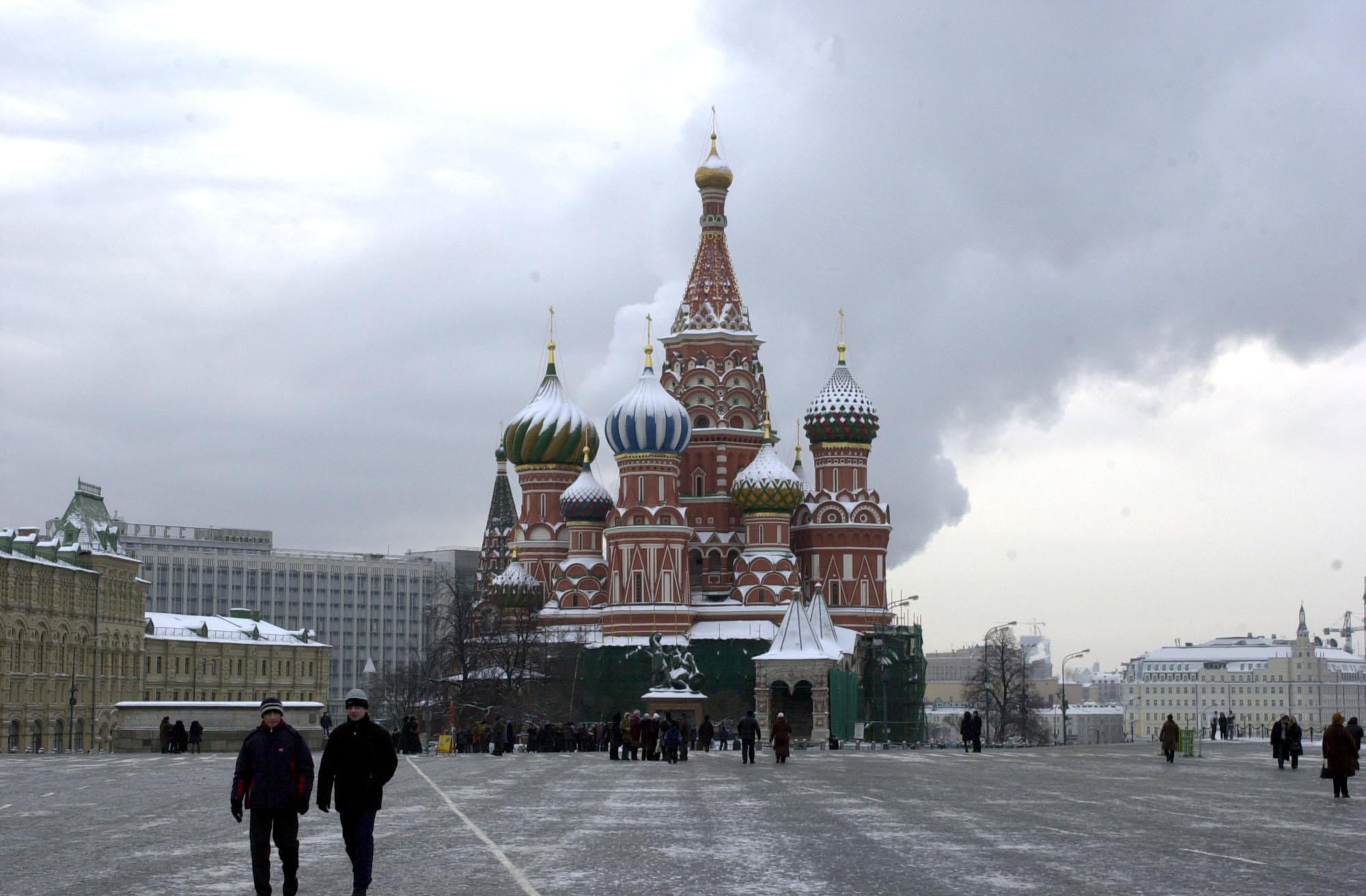 St Basil’s Cathedral, in Moscow’s Red Square (Ian Nicholson/PA)