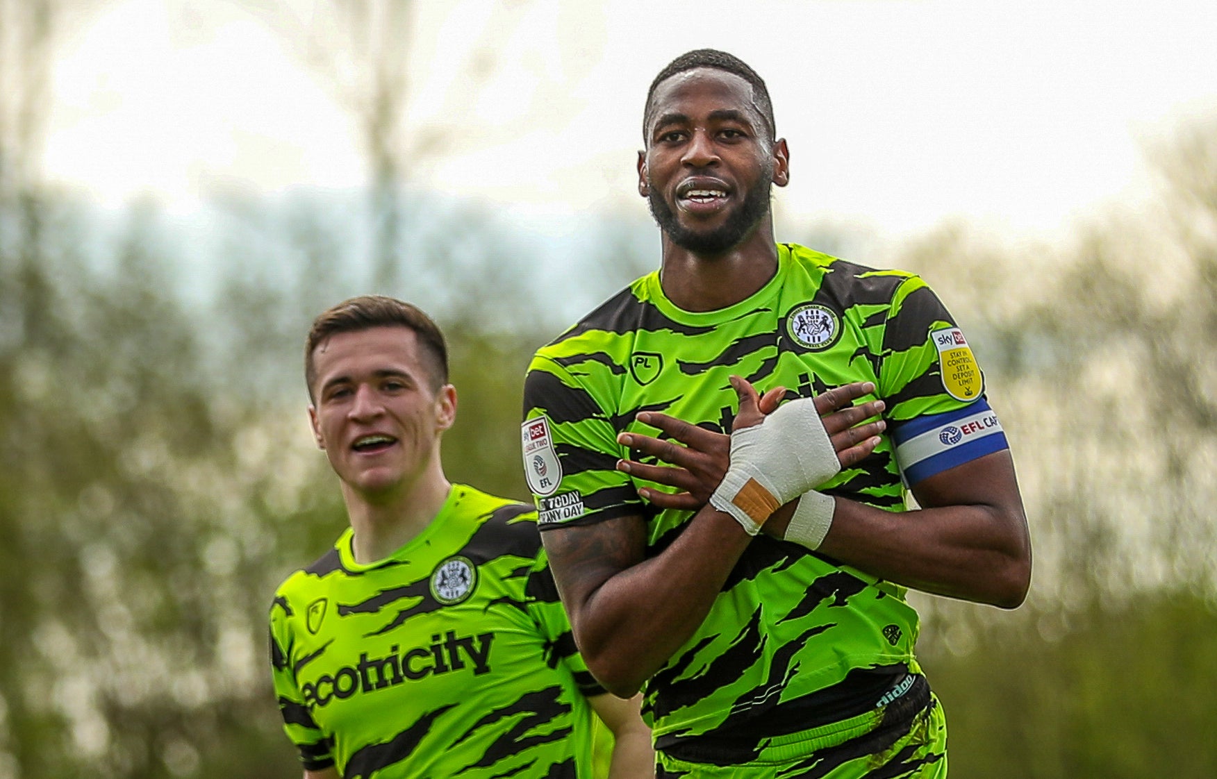 Forest Green’s players and staff are set to travel to Saturday’s match at Bristol Rovers in an electric coach (Bradley Collyer/PA)