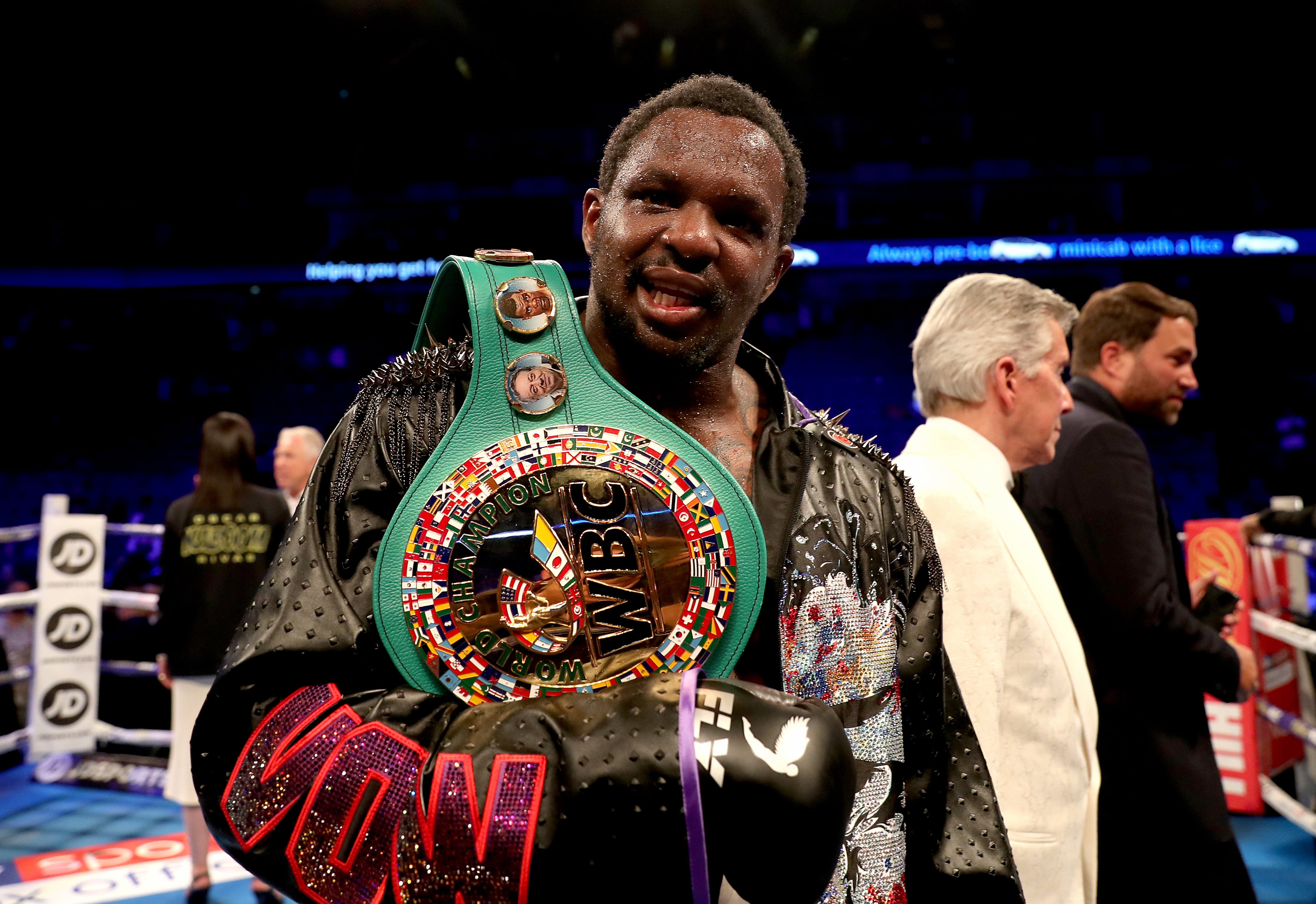 Dillian Whyte. the WBC’s mandatory challenger, has won 28 of his 30 professional fights (Bradley Collyer/PA)