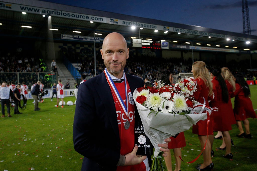 Ten Hag is the winner of two Eredivise titles and a third could follow this season