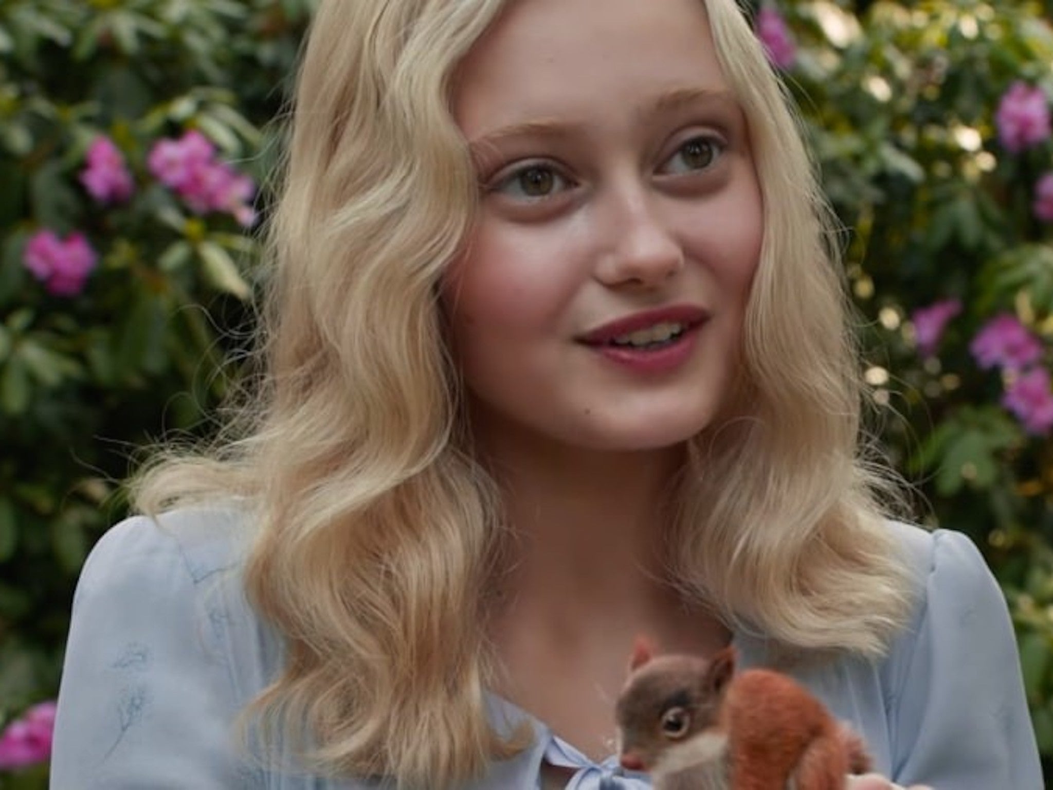 Purnell appeared plucked from Tim Burton’s imagination as Emma Bloom in the director’s ‘Miss Peregrine’s Home for Peculiar Children’