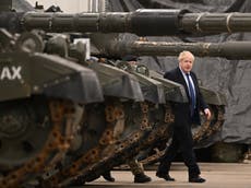 Boris Johnson ‘wanted to scrap’ British tanks now being sent to Ukraine