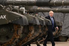 Boris Johnson ‘wanted to scrap’ British tanks now being sent to Ukraine