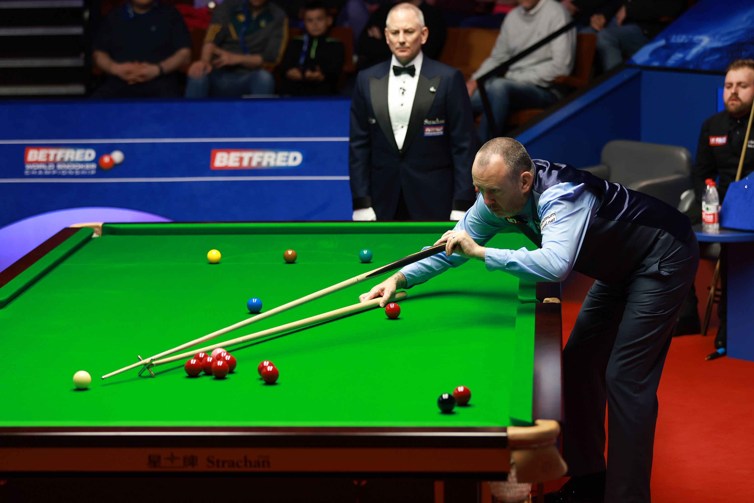 Mark Williams beat Jackson Page 13-3 at the Crucible (Ian Hodgson/PA)