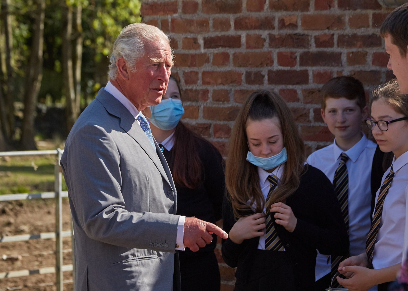 The Prince of Wales has urged children to imagine a sustainable future and sketch it so “we can help make our planet strong and healthy for generations to come” (Guy Hinks/PA)