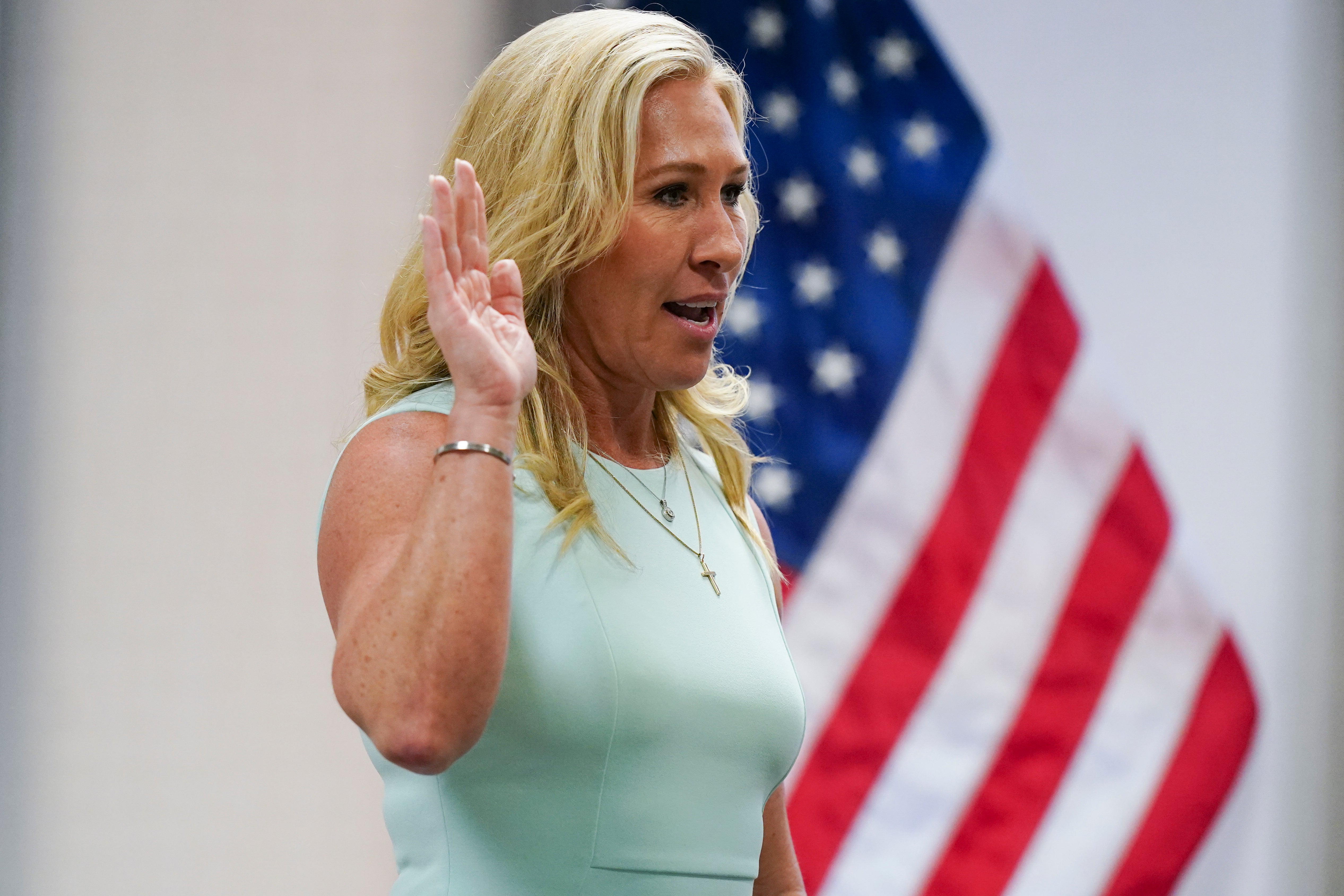 Marjorie Taylor Greene forced to admit she called for Pelosi to get death penalty