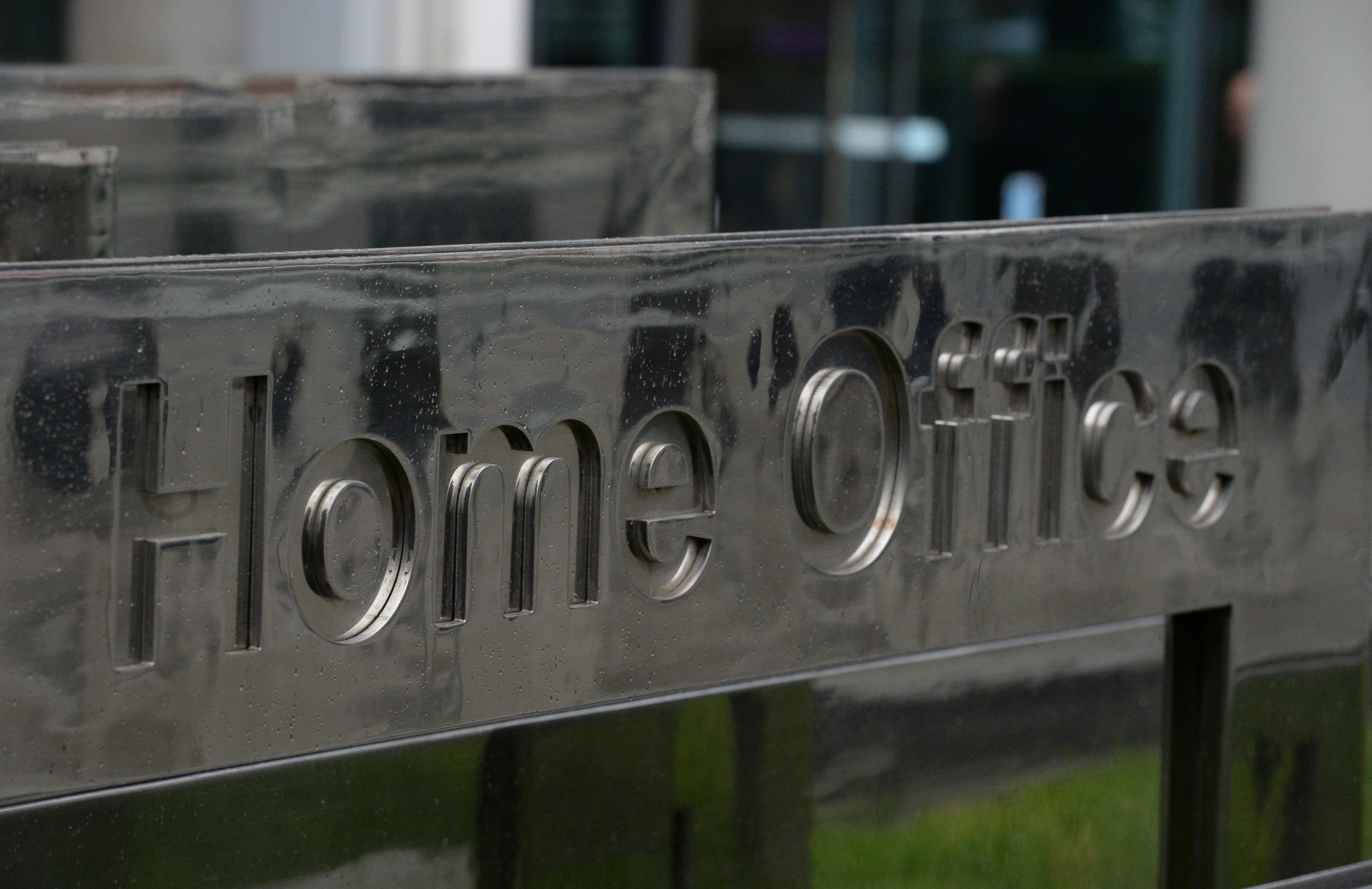 A view of signage for the Home Office in Westminster, London (PA)