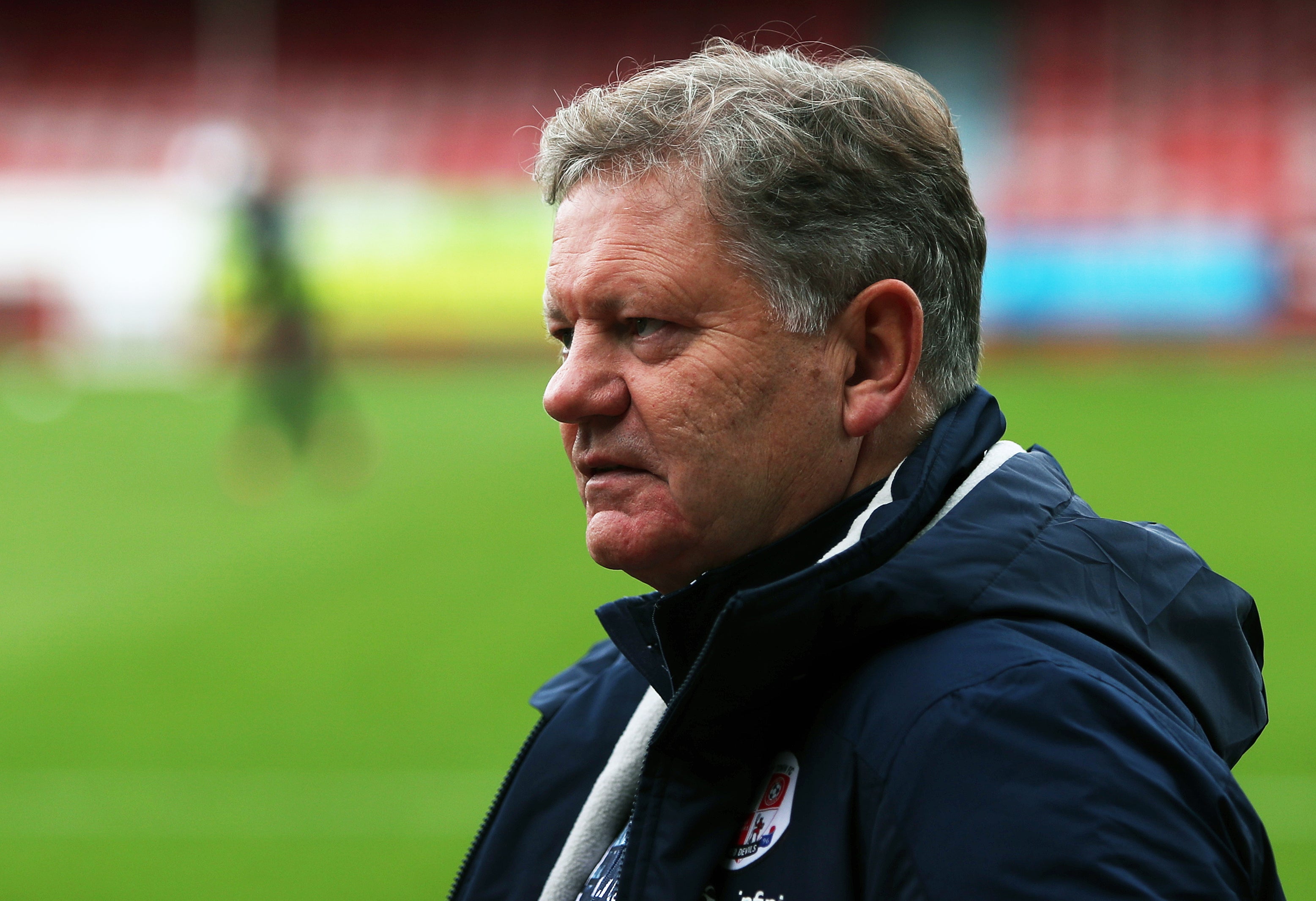 Crawley Town John Yems has been suspended by the club pending an investigation into allegations of discriminatory language and behaviour (Kieran Cleeves/PA)