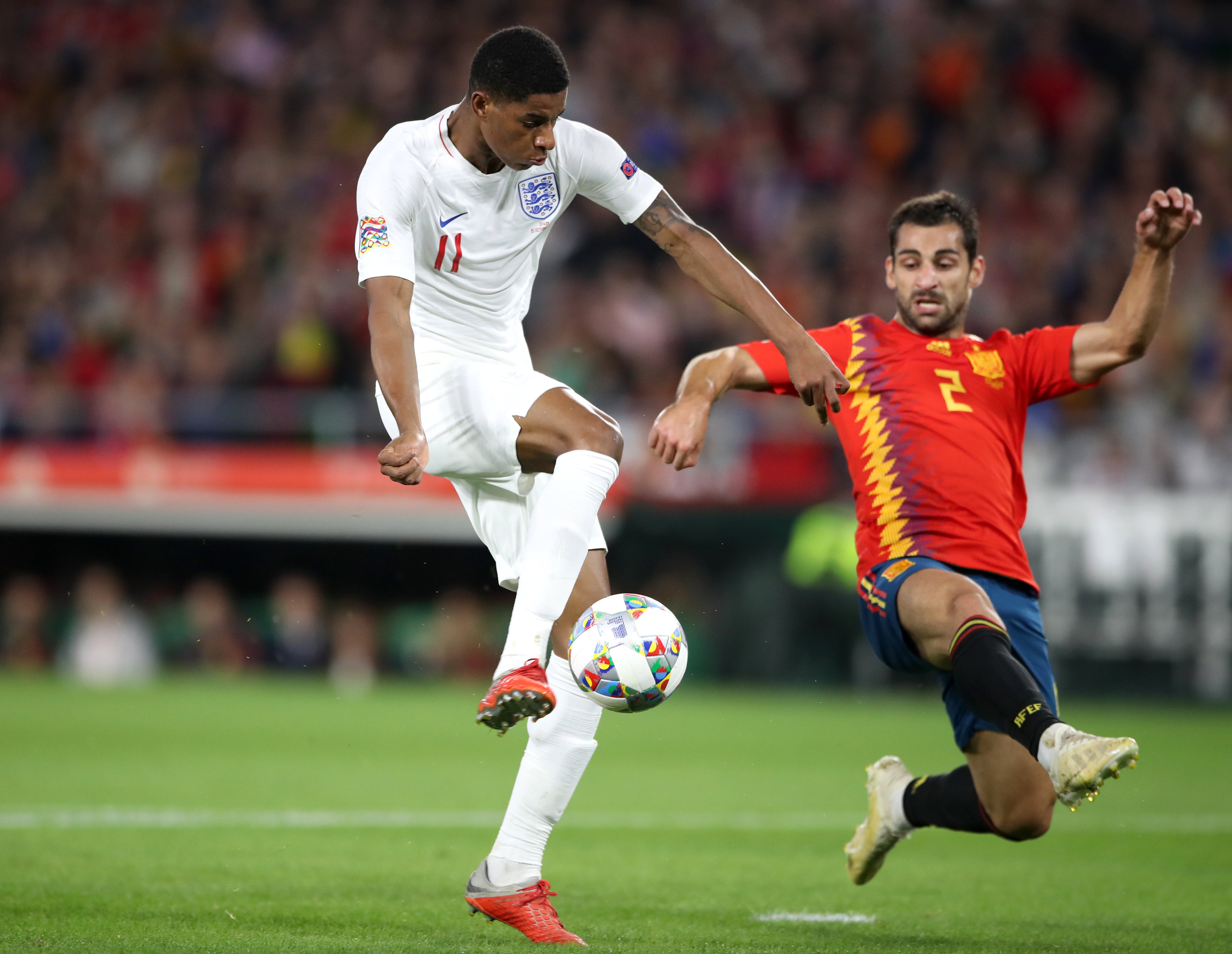 One of Jonny three caps came in a 3-2 defeat to England. (Nick Potts/PA)