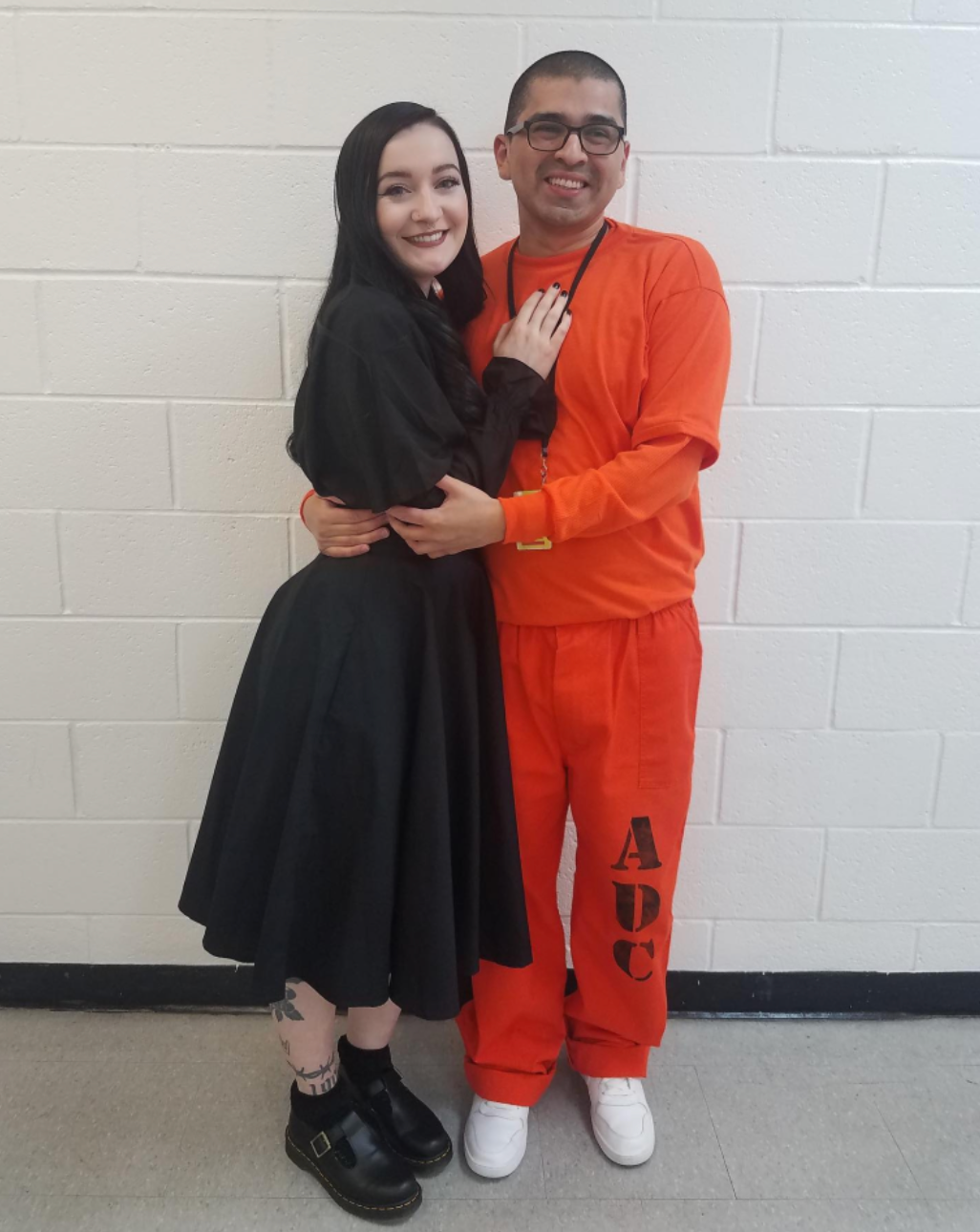 Rebecca Short and Manuel Ovante Jr were married at Eyman prison in Arizona