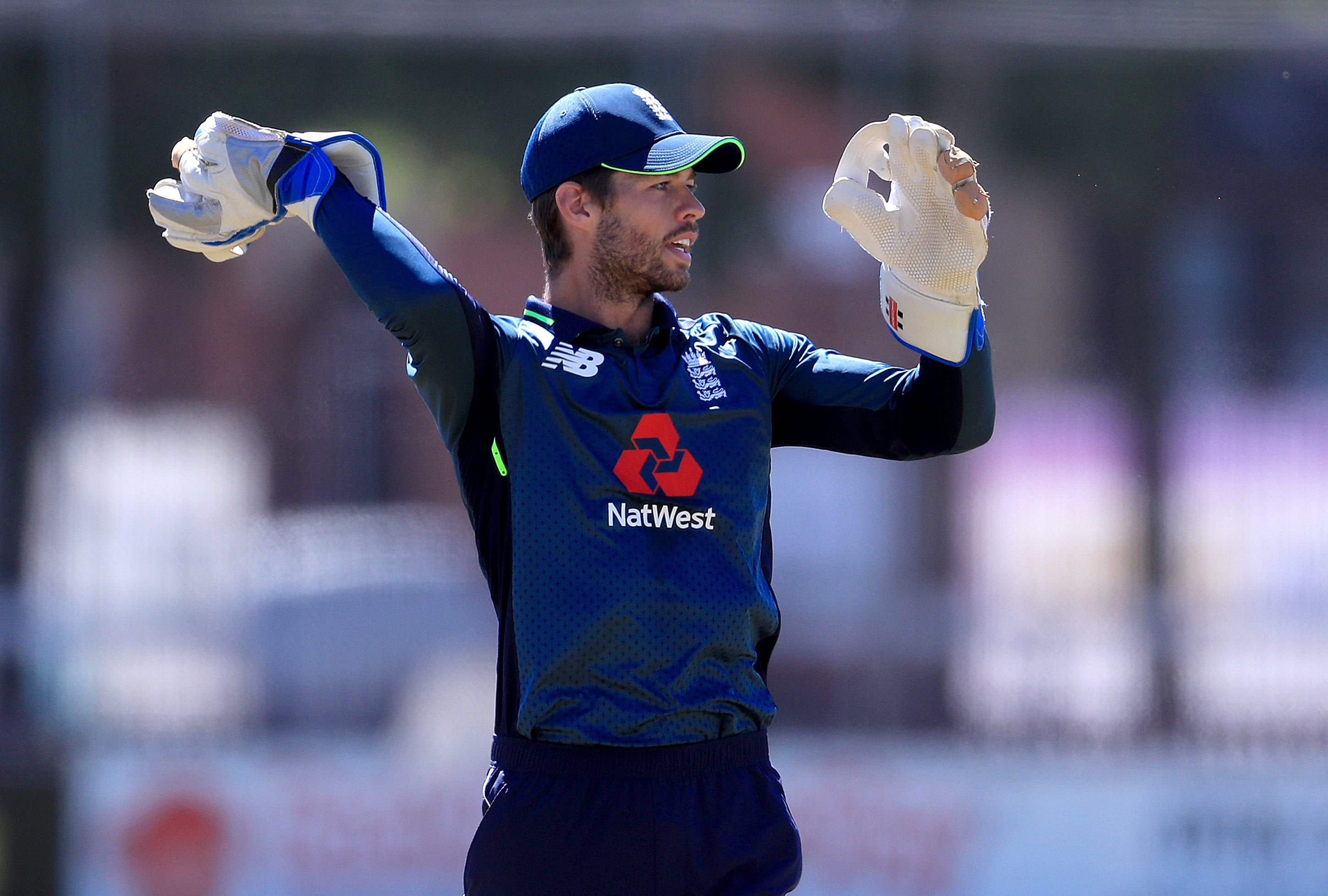 England wicket-keeper Ben Foakes had to leave the field after suffering from a clash of heads in Surrey’s game against Somerset (Mike Egerton/PA)