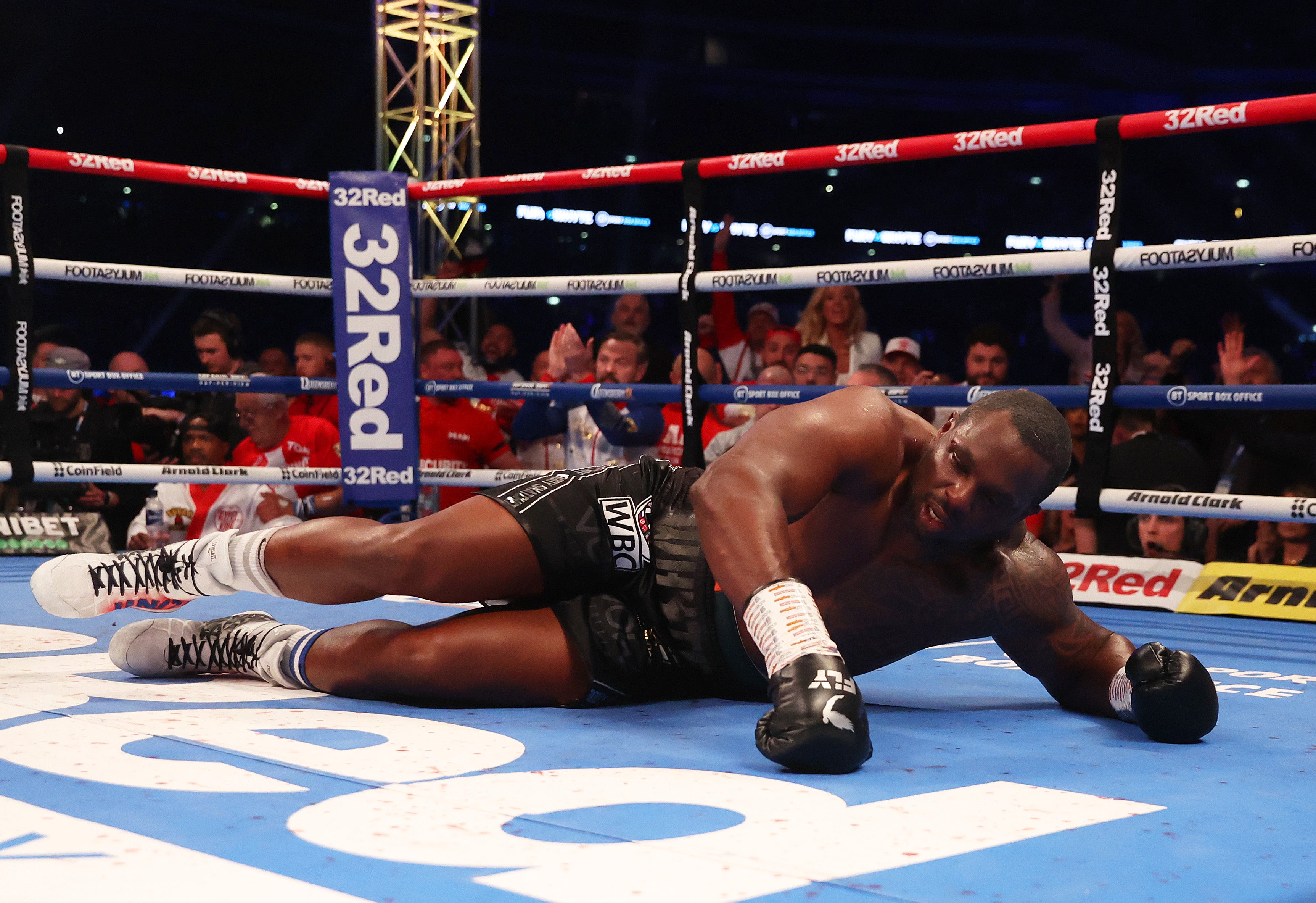 Dillian Whyte was stopped by Tyson Fury in round 6