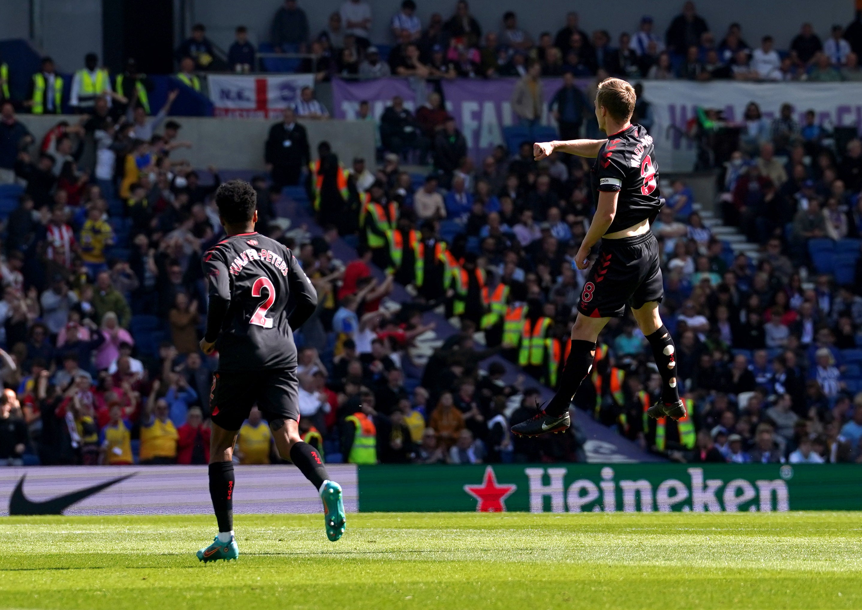 James Ward-Prowse netted a brace for Southampton (Gareth Fuller/PA)