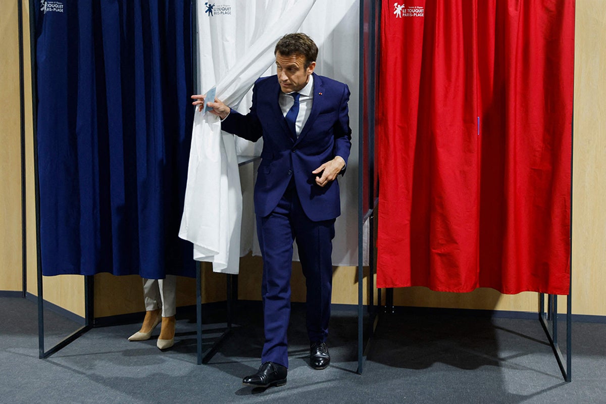 Emmanuel Macron is awaiting the official results of the presidential election