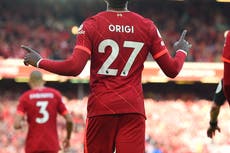 The joy of Divock Origi, Liverpool’s ‘legend’ and Everton’s chief tormentor